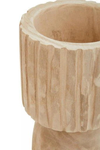 Arlo Engraved Wooden Vase - Image 9