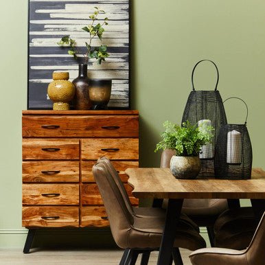 Arlo Large Wooden Ombre Vase - Image 7