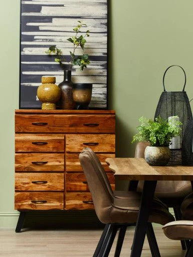 Arlo Large Wooden Ombre Vase - Image 8