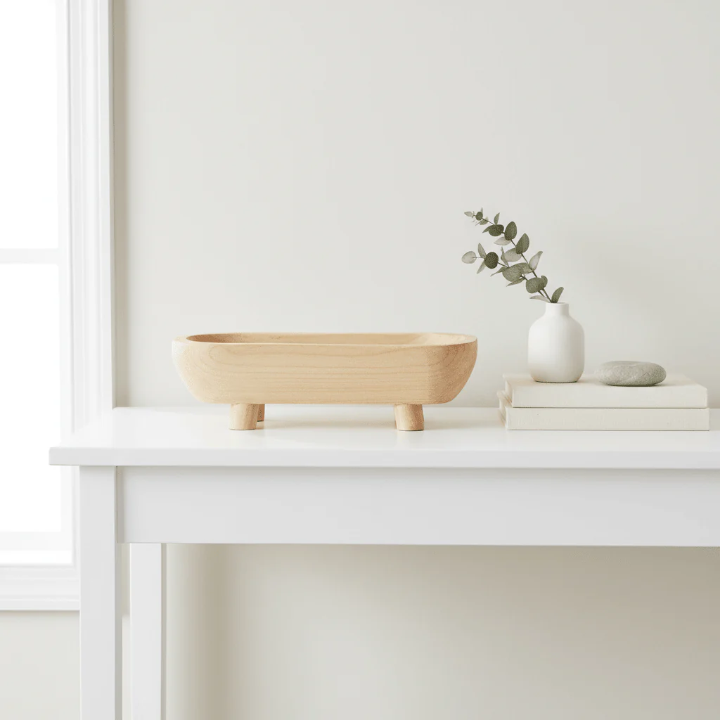Arlo Natural Oval Decorative Dough Bowl - Image 4