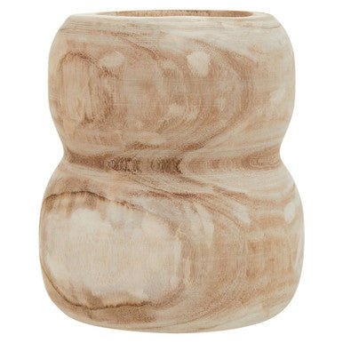 Arlo Natural Wooden Vase - Image 10