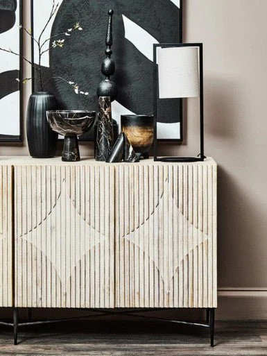 Arlo Small Wooden Black Ombre Planter - Image 5