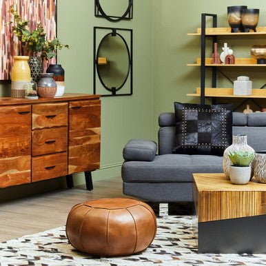 Arlo Small Wooden Black Ombre Planter - Image 6