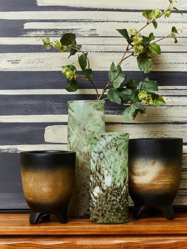 Arlo Small Wooden Black Ombre Planter - Image 8