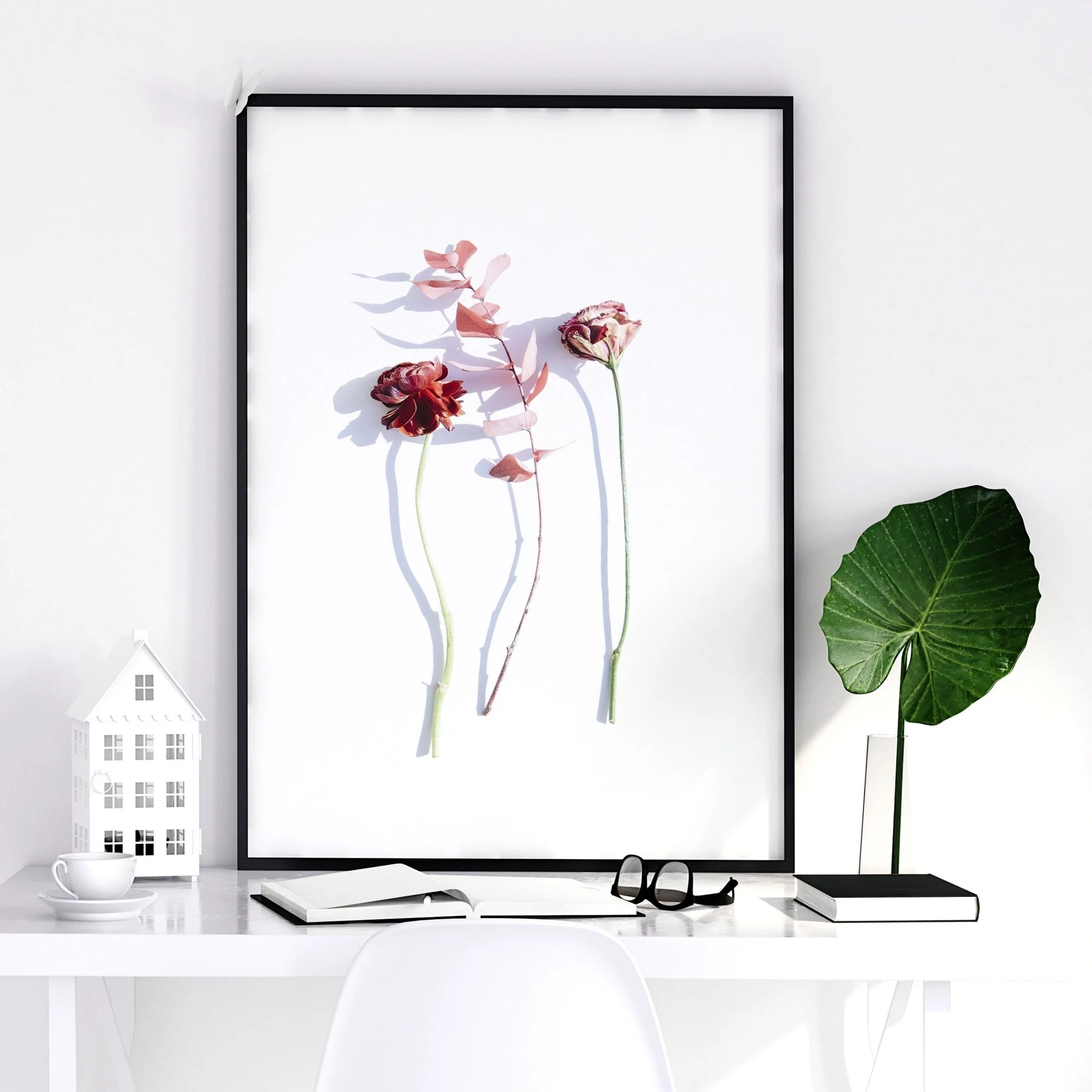 Art flowers | set of 3 framed wall art - Image 4