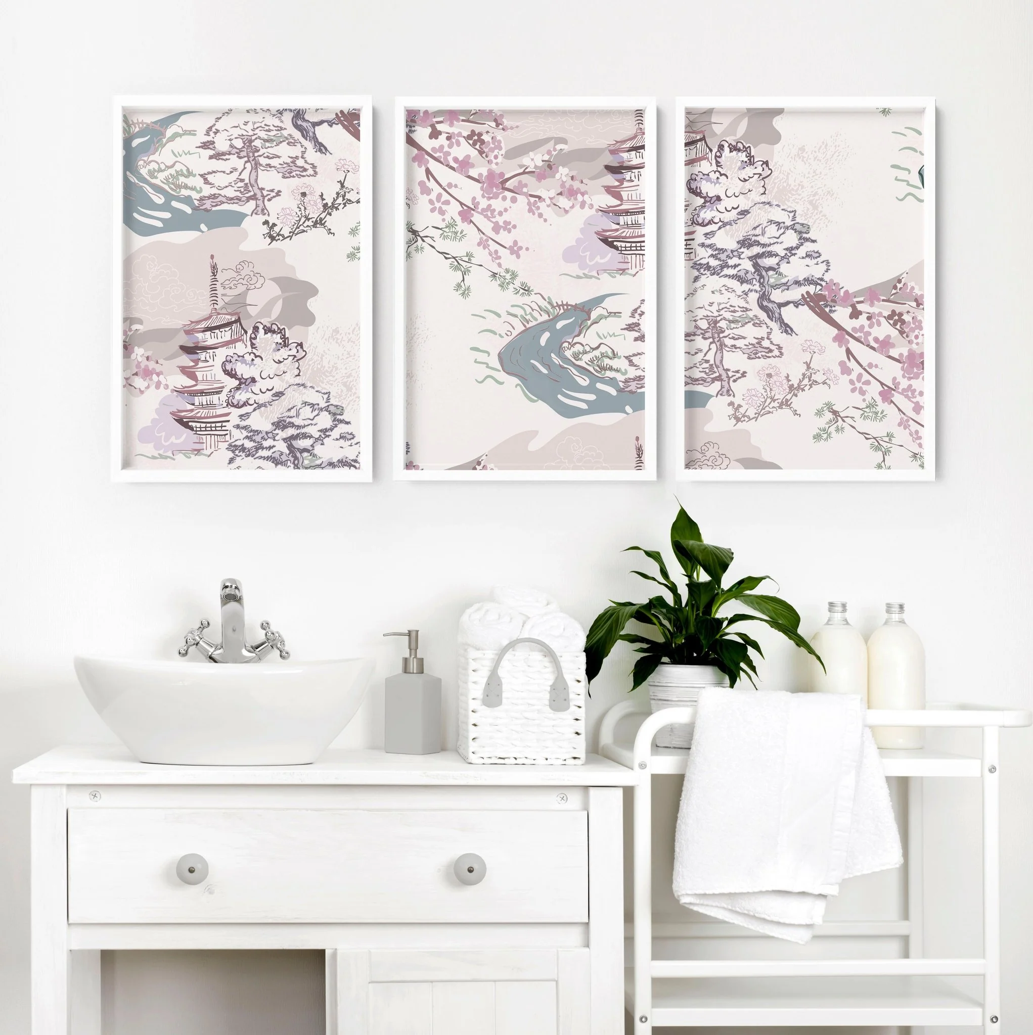 Art for a bathroom | set of 3 wall prints - Image 2