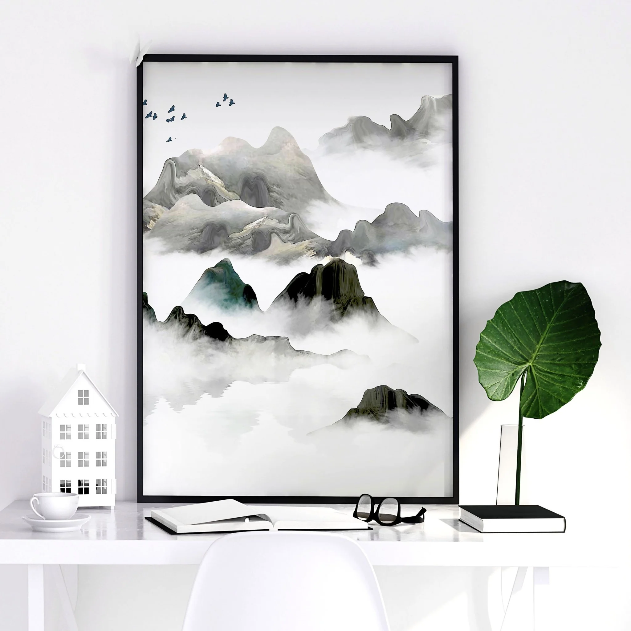Art for a bedroom | set of 3 Japanese wall art - Image 7