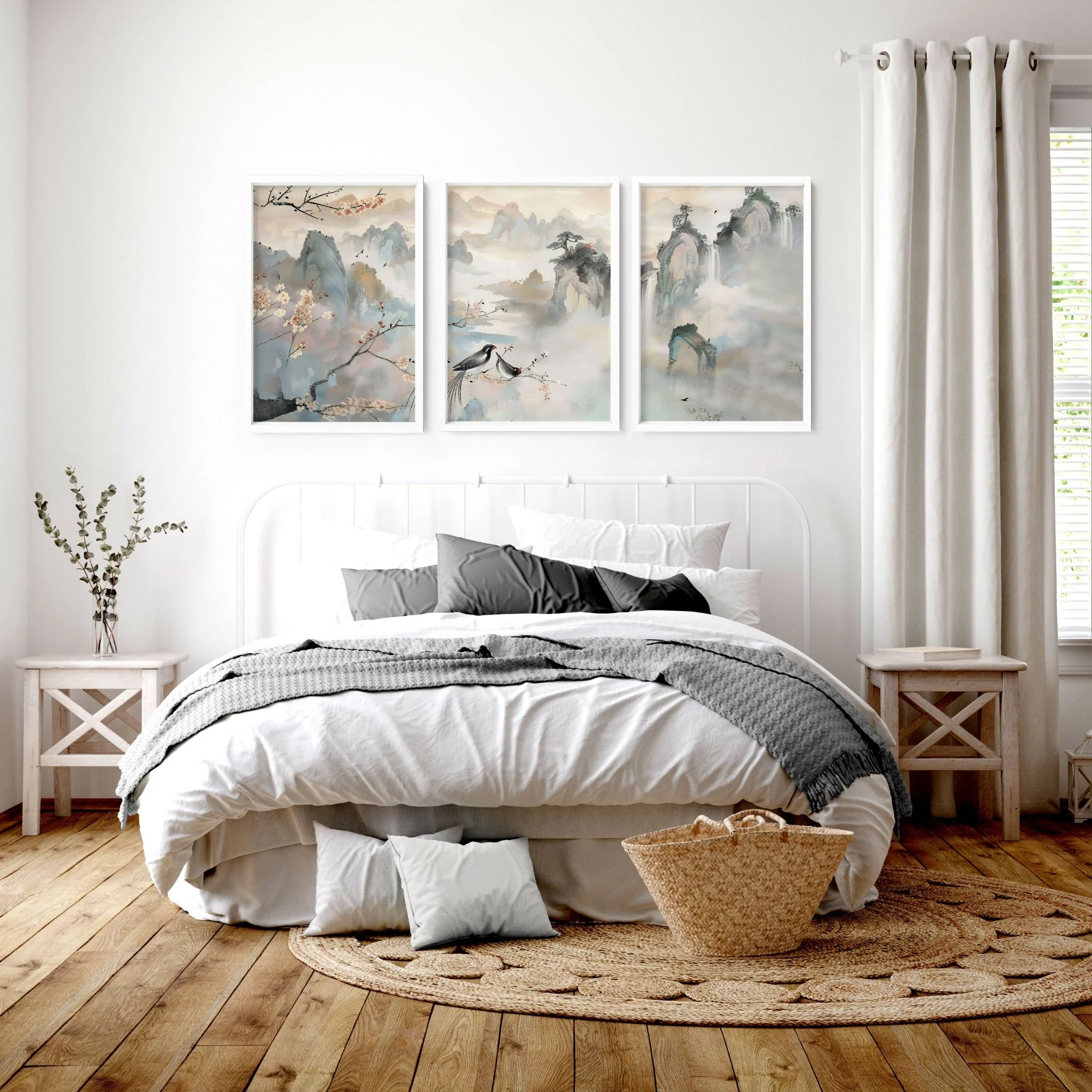 Art For Bedroom Walls | Set of 3 wall art prints - Image 3