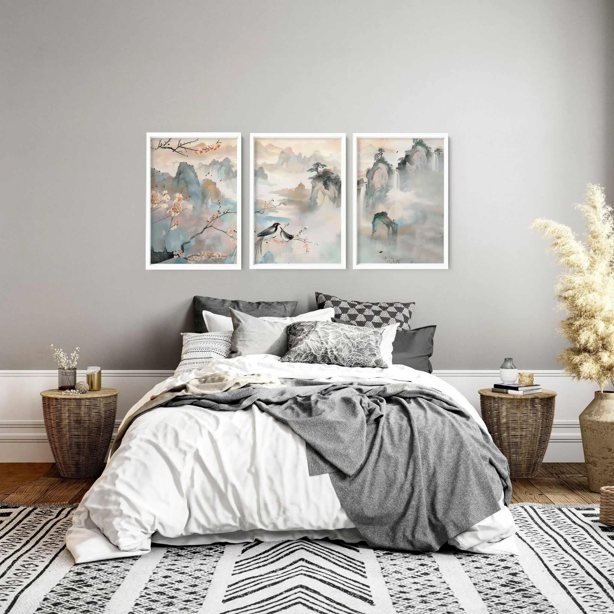 Art For Bedroom Walls | Set of 3 wall art prints - Image 4