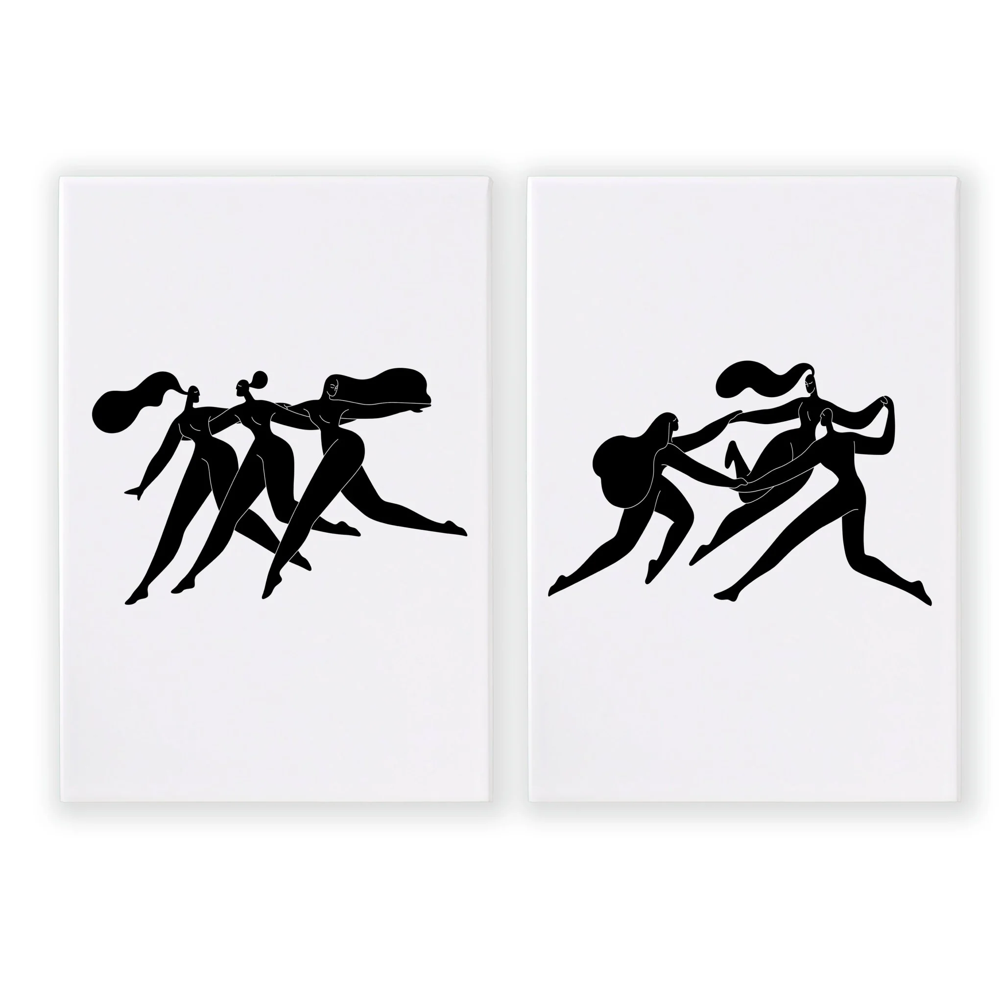 Art For Hallway | Set of 2 Boho Women Wall art Prints - Image 13