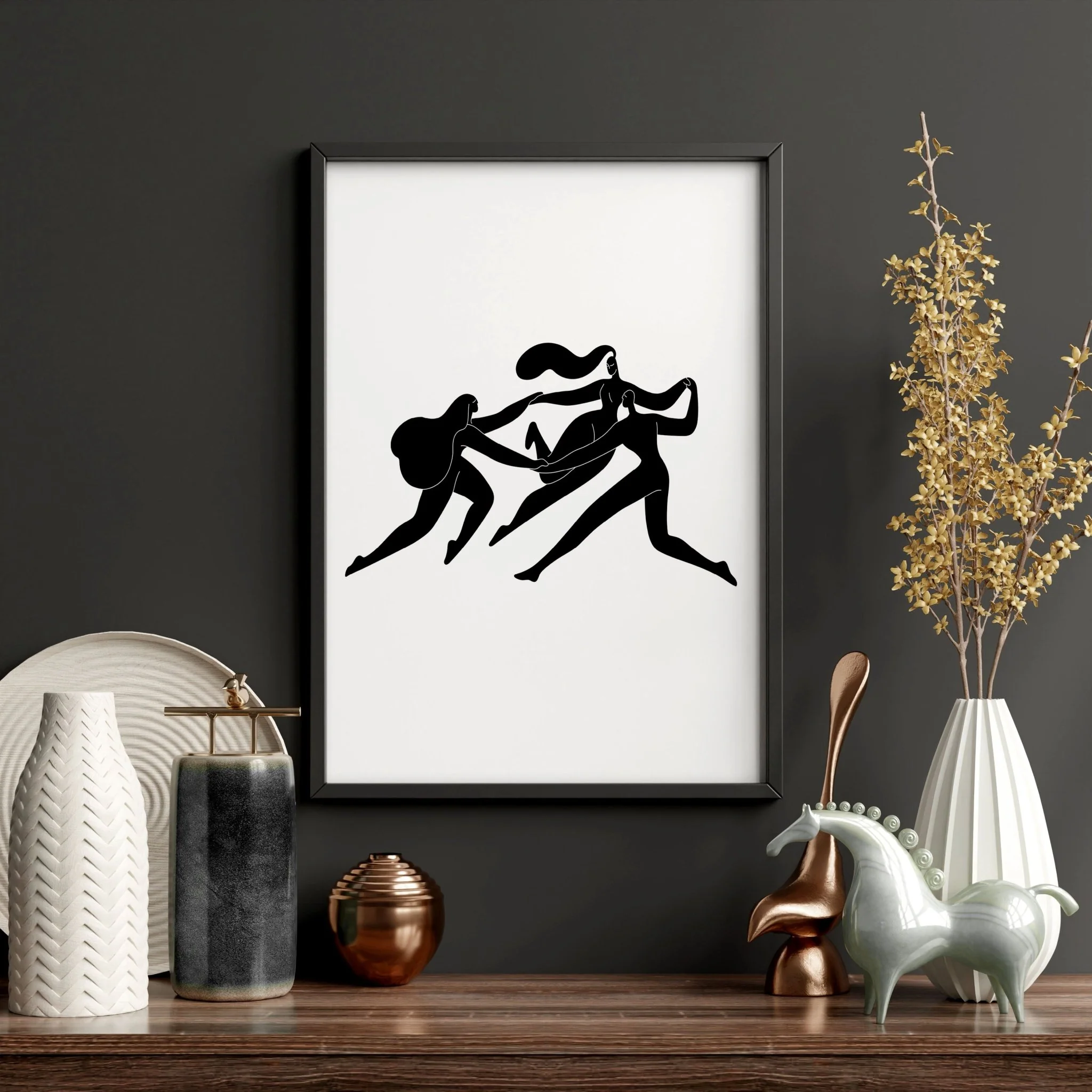 Art For Hallway | Set of 2 Boho Women Wall art Prints - Image 8