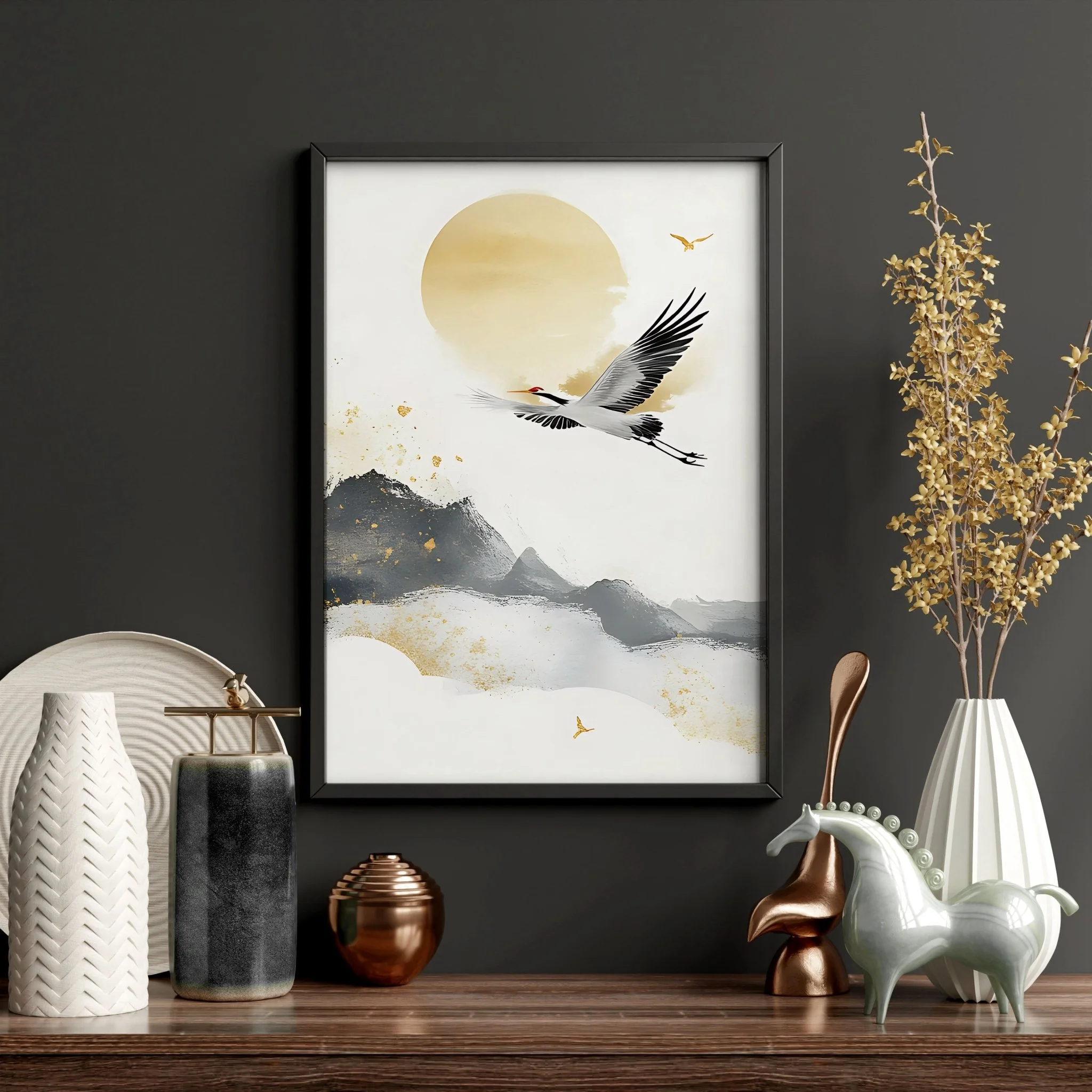 Art For Huge Wall | Set of 3 Asian Inspired Wall art Prints - Image 11