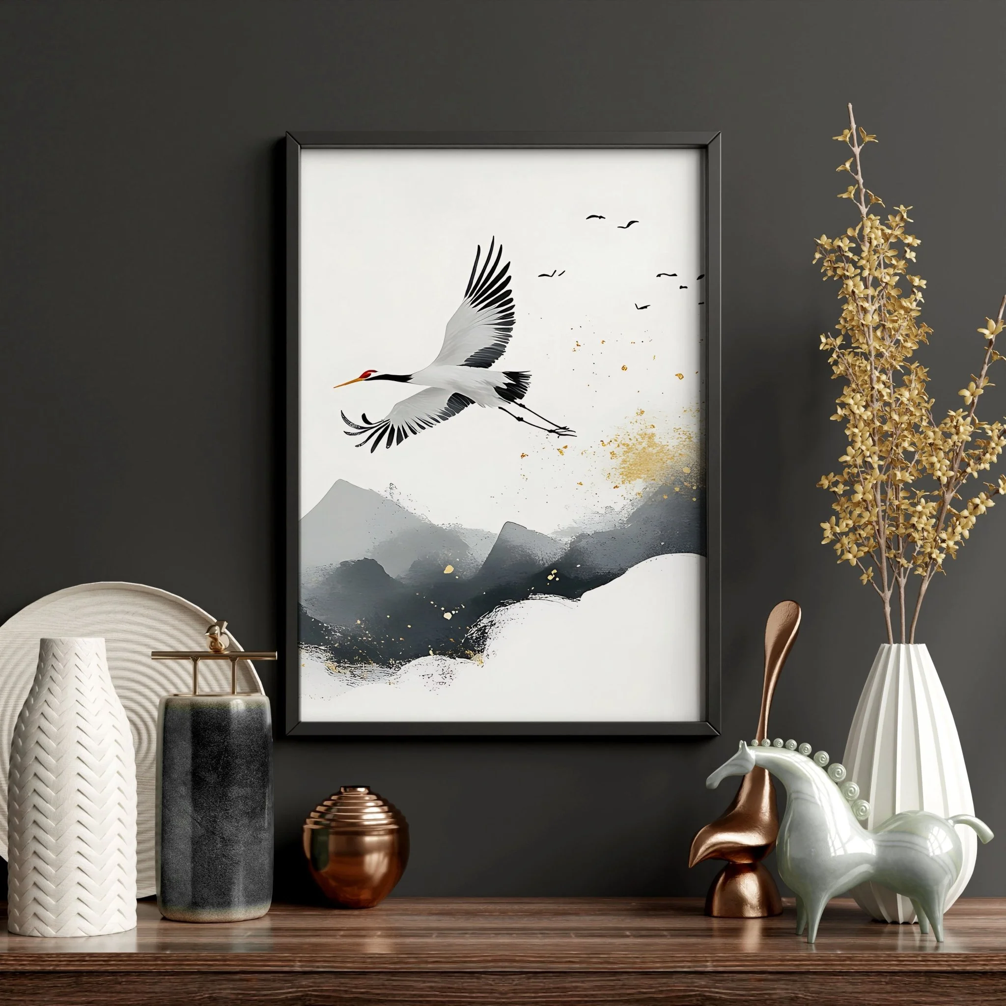 Art For Huge Wall | Set of 3 Asian Inspired Wall art Prints - Image 12