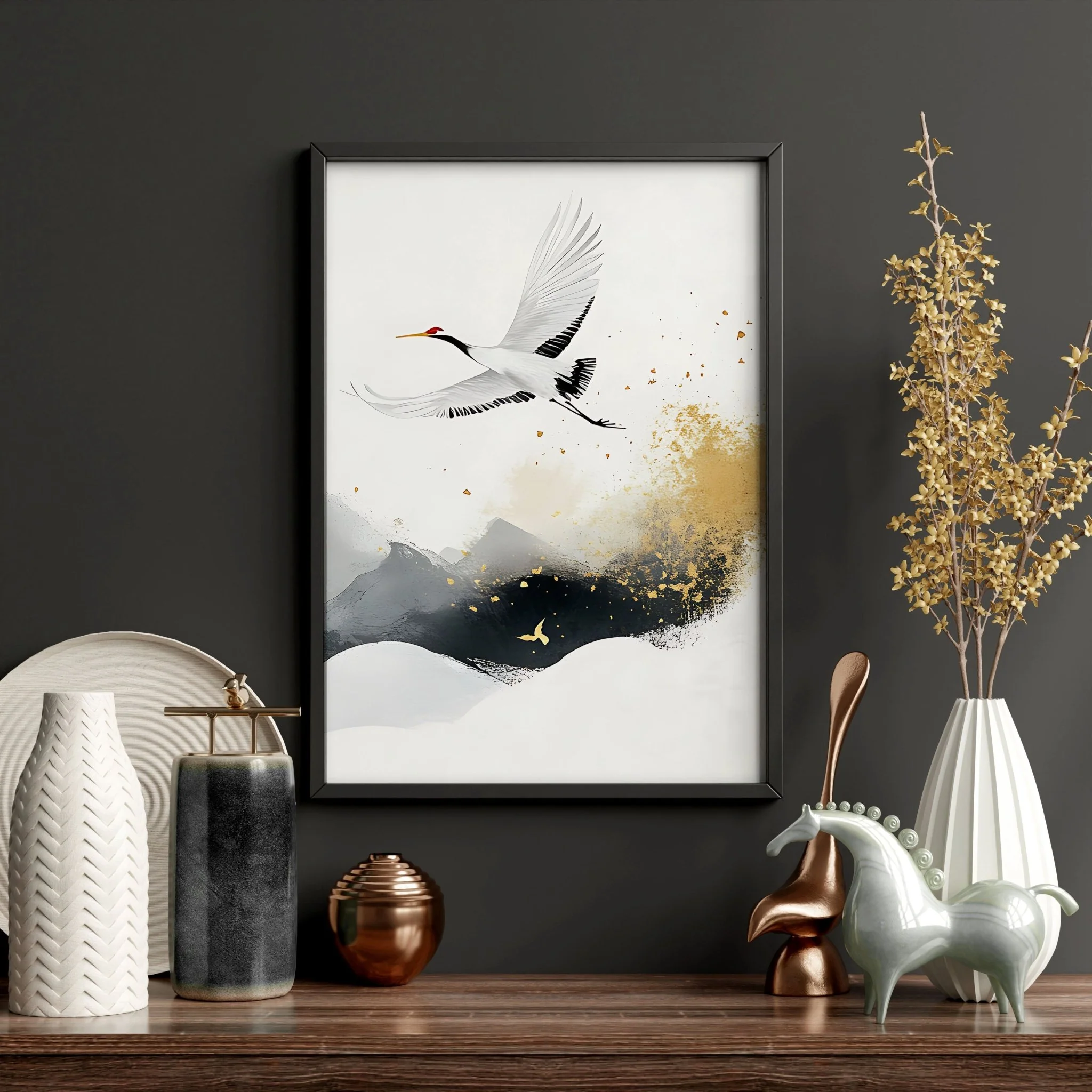 Art For Huge Wall | Set of 3 Asian Inspired Wall art Prints - Image 13