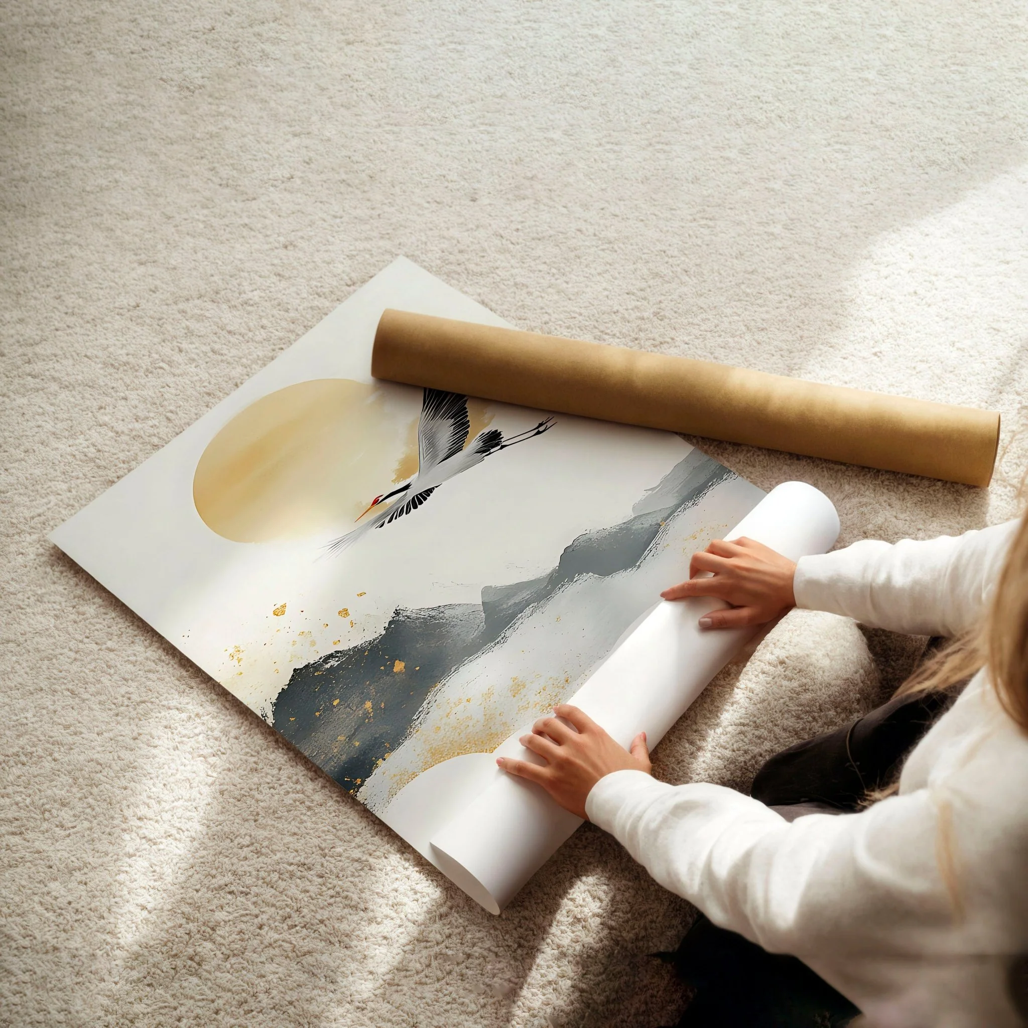 Art For Huge Wall | Set of 3 Asian Inspired Wall art Prints - Image 14