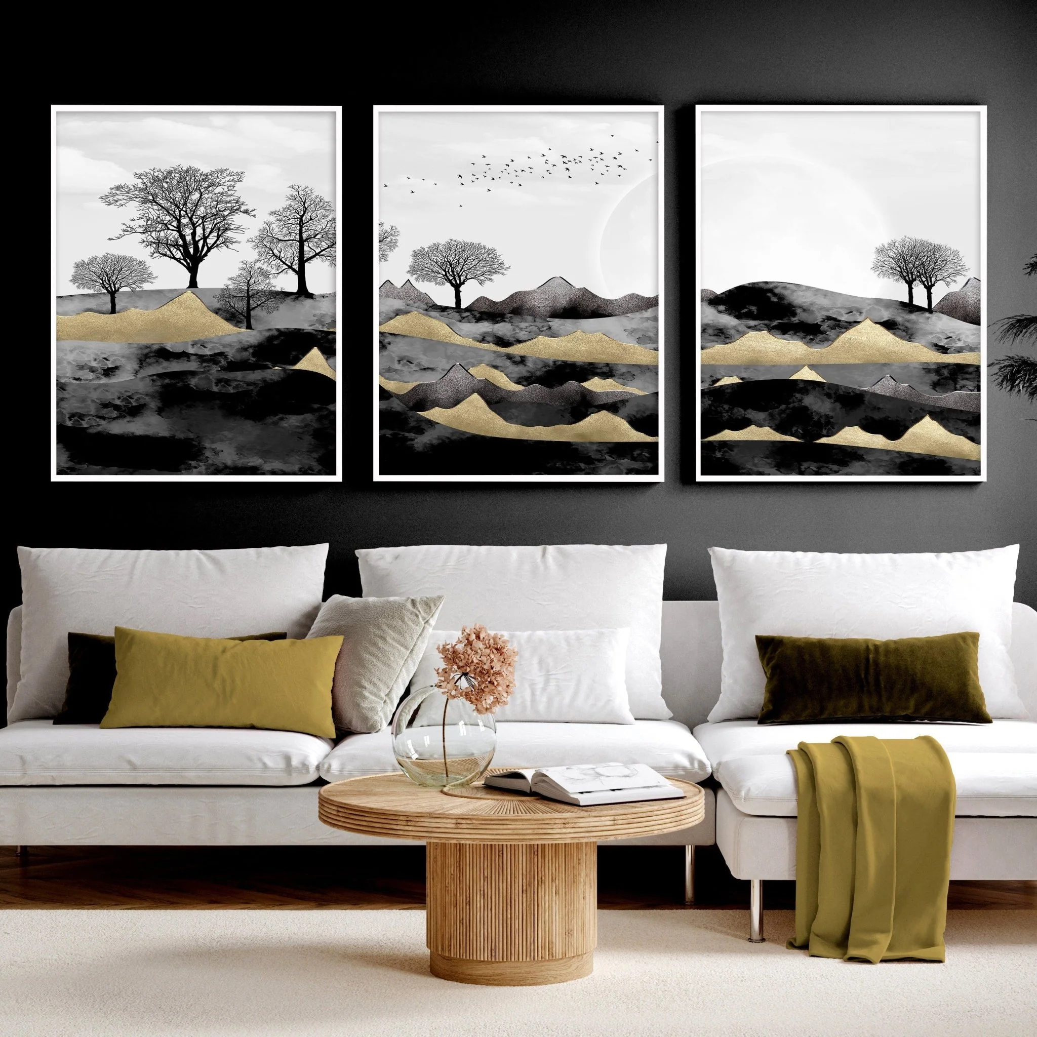 Art for the living room | set of 3 wall art prints - Image 3