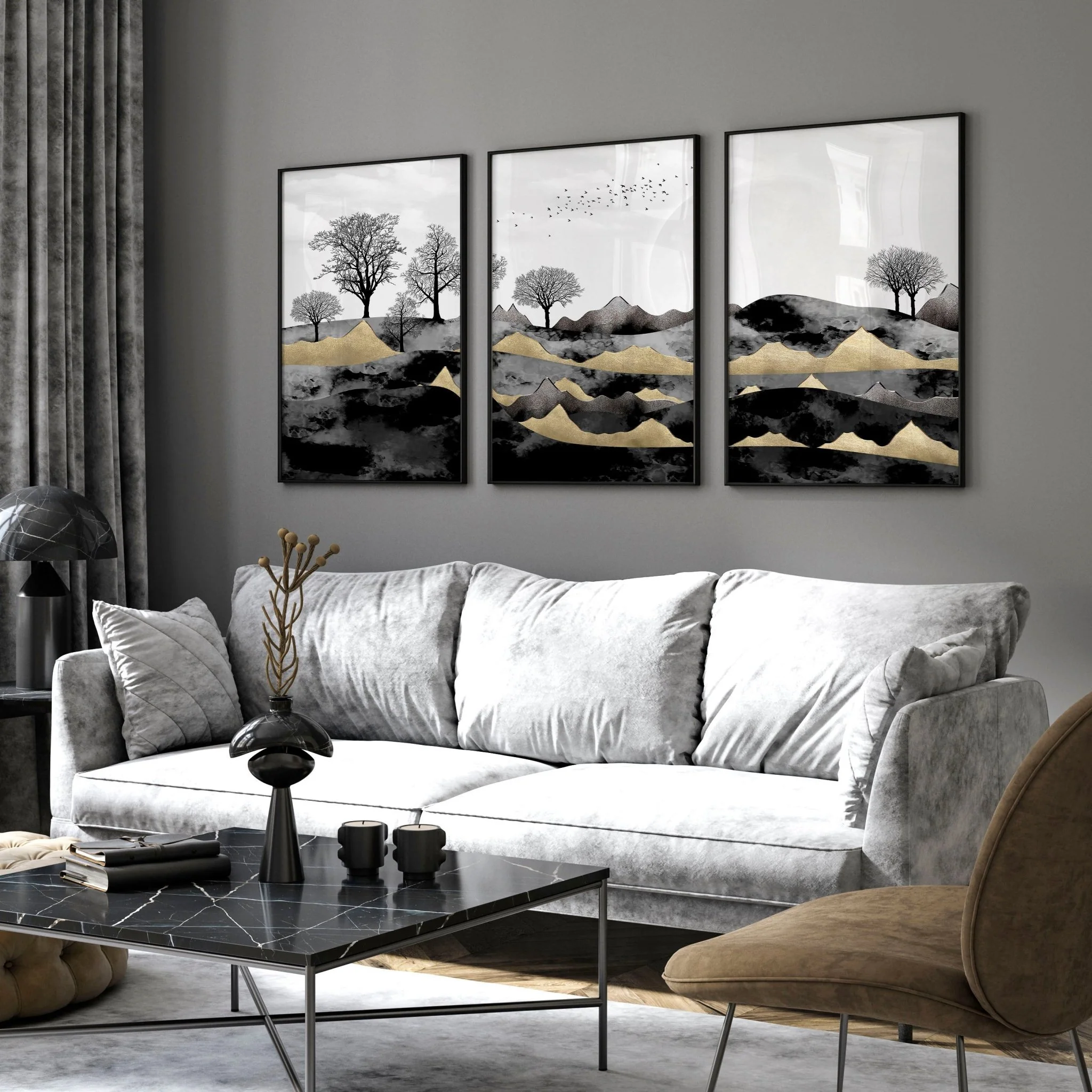 Art for the living room | set of 3 wall art prints - Image 7