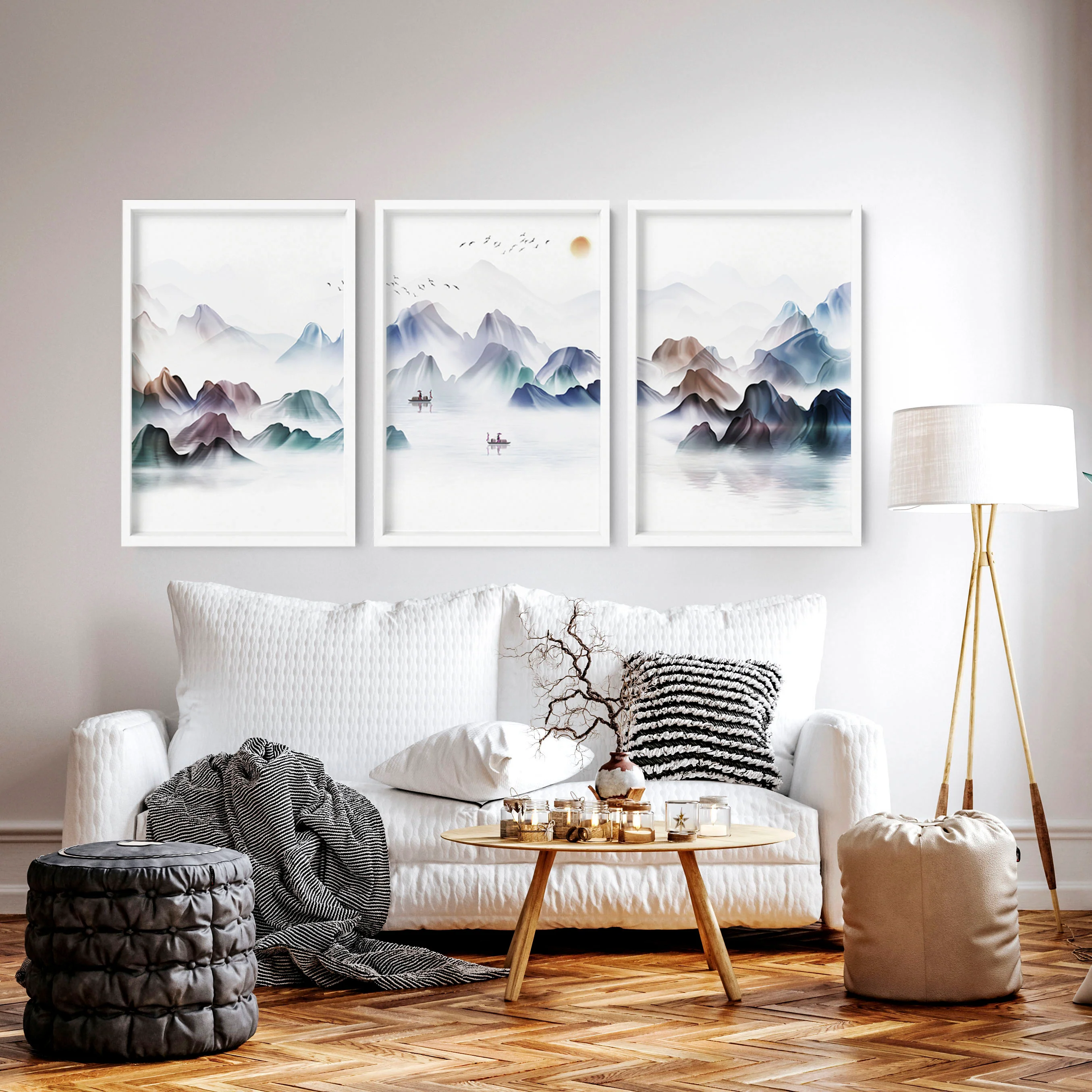 Art for the living room wall | set of 3 wall art prints - Image 2