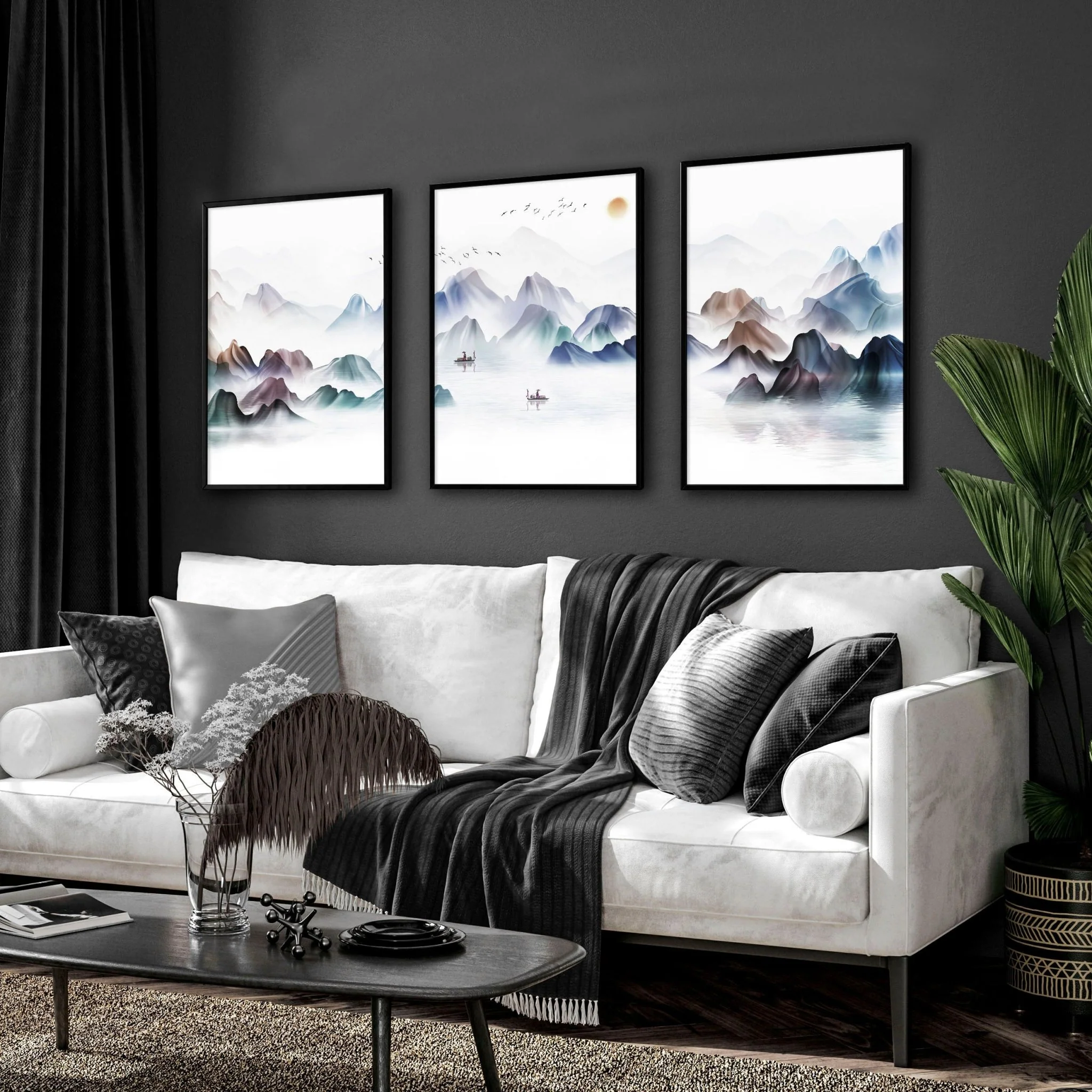 Art for the living room wall | set of 3 wall art prints - Image 3