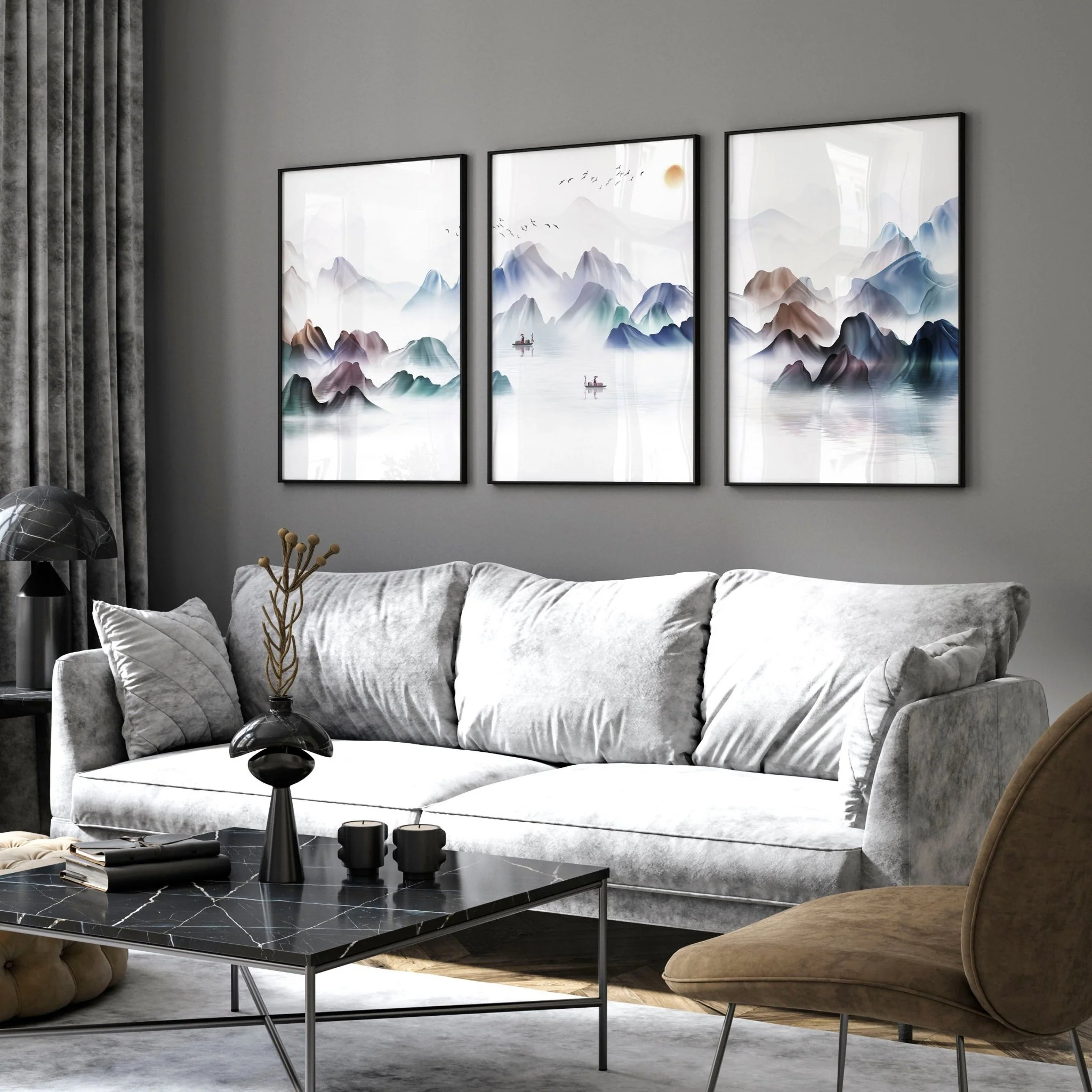 Art for the living room wall | set of 3 wall art prints - Image 6