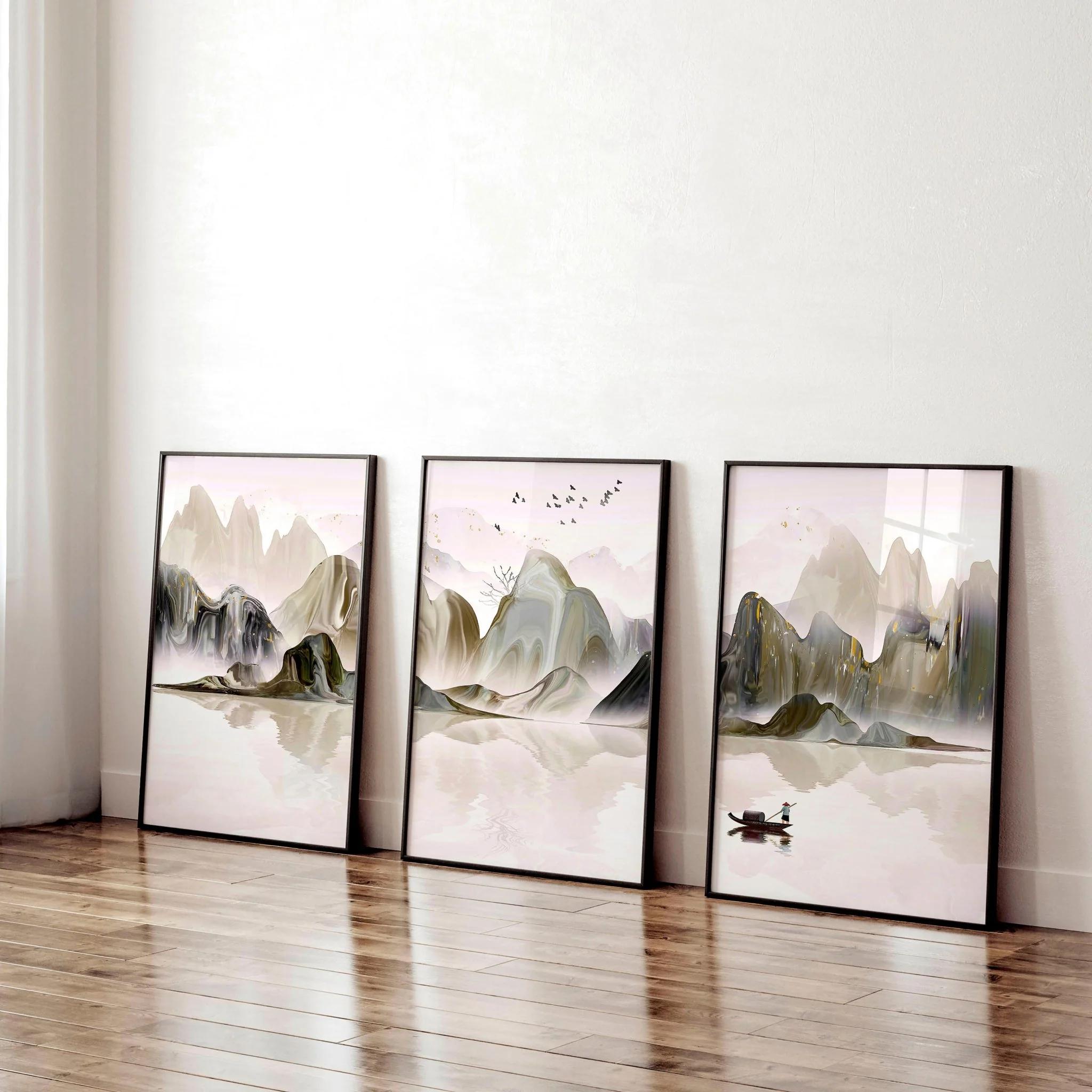 Art for the office wall | set of 3 framed wall art prints - Image 3
