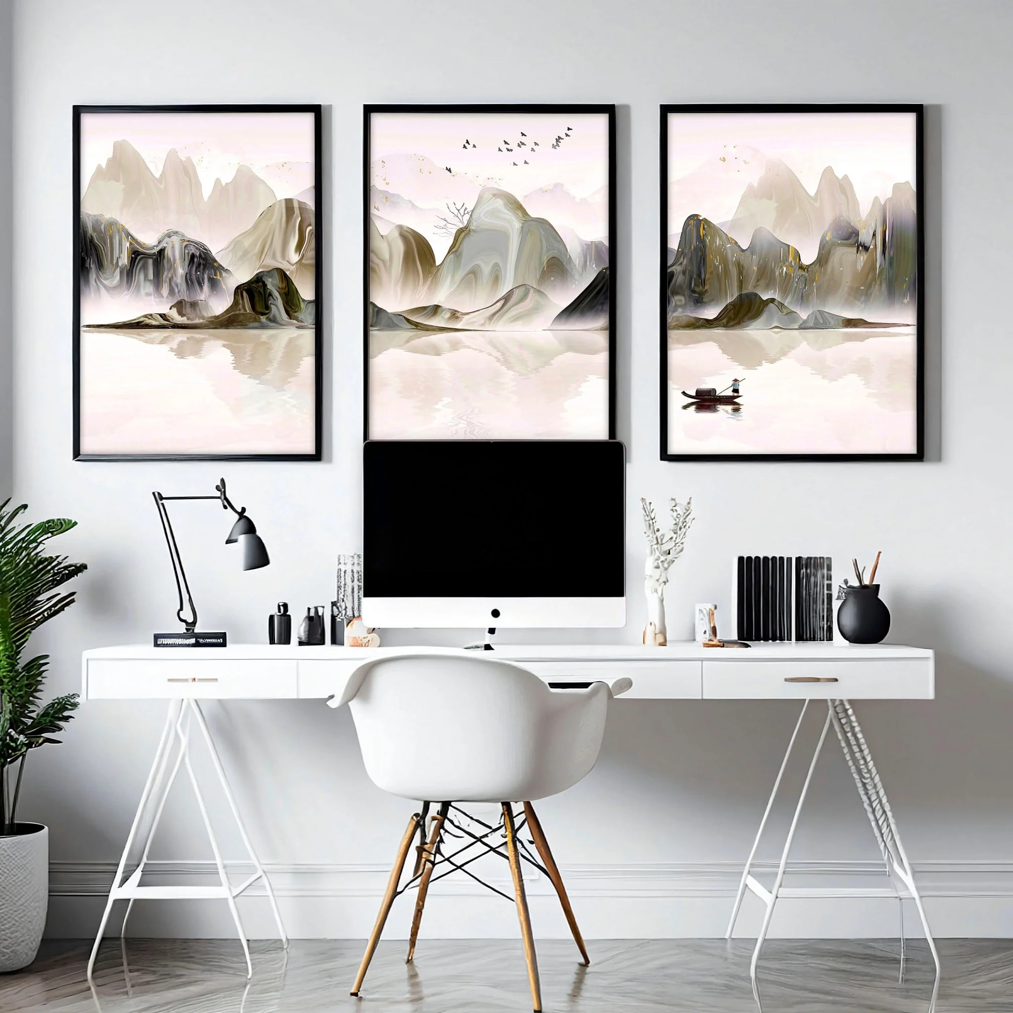 Art for the office wall | set of 3 framed wall art prints - Image 4