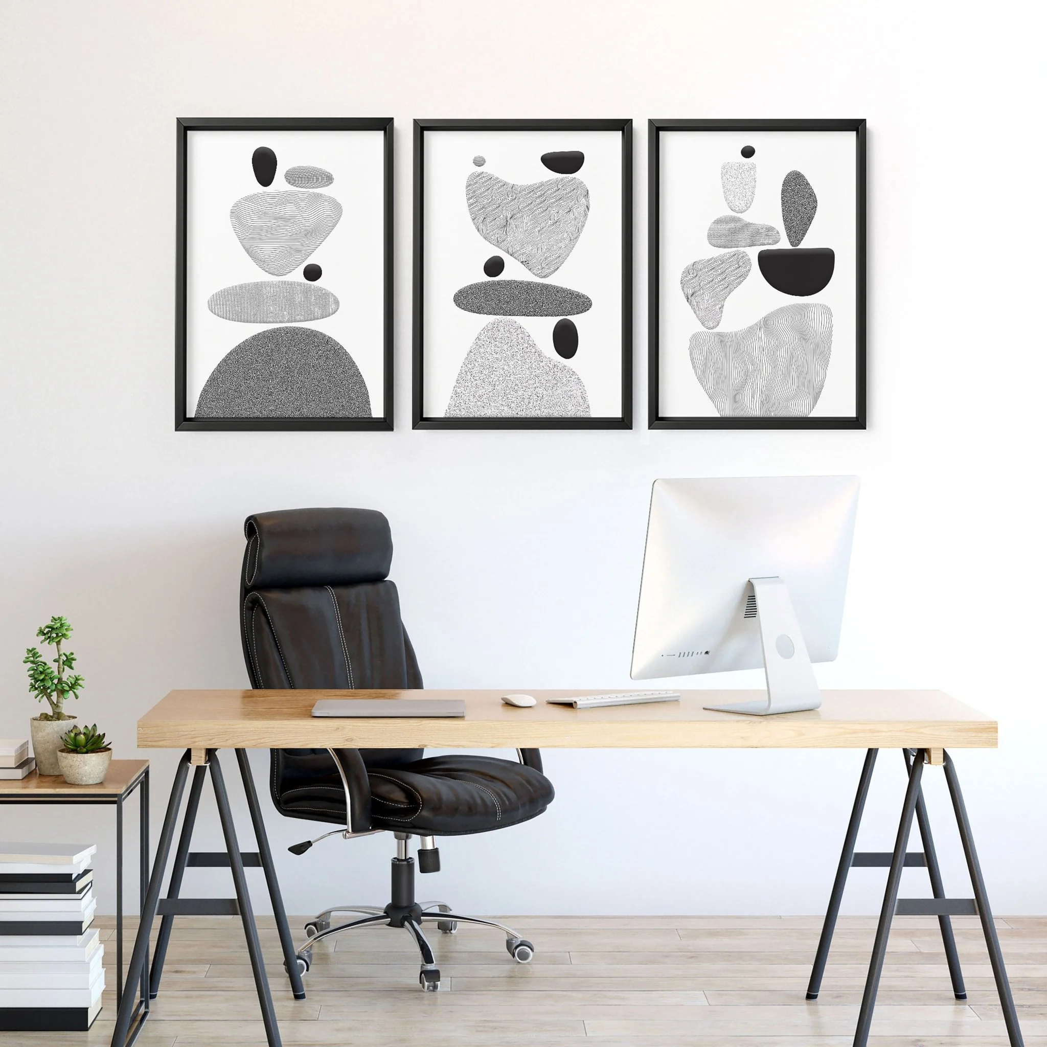 Art Home Office | Set of 3 wall art prints - Image 5