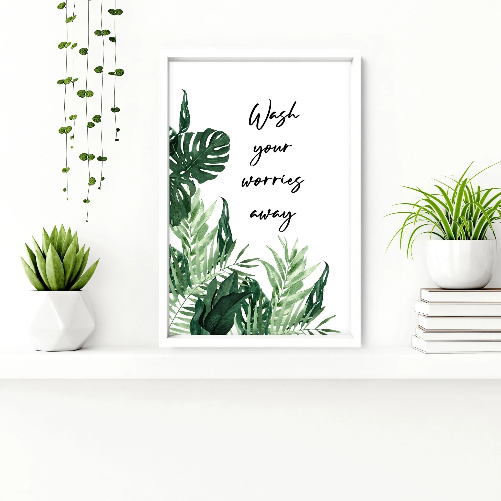 Art in bathroom | Set of 2 wall art prints - Image 3