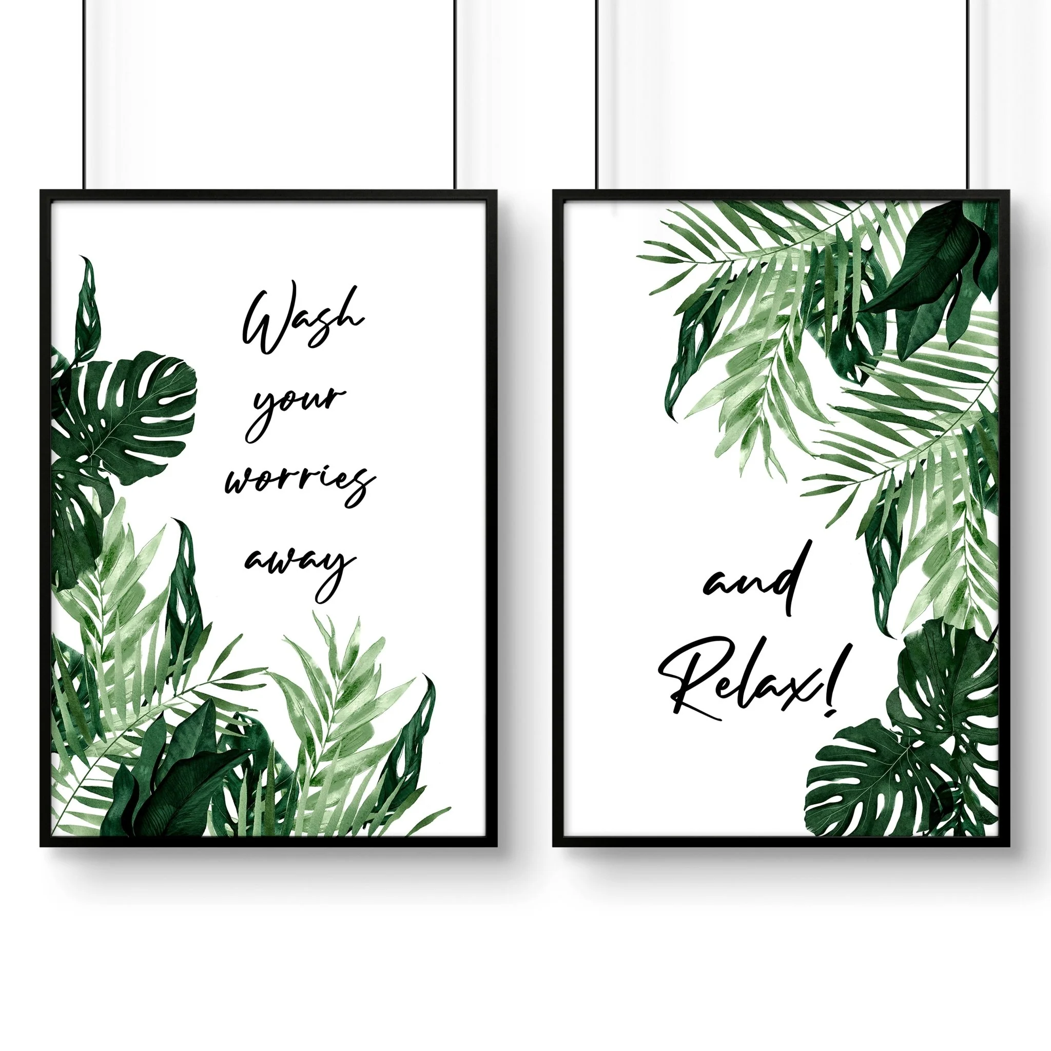 Art in bathroom | Set of 2 wall art prints - Image 7
