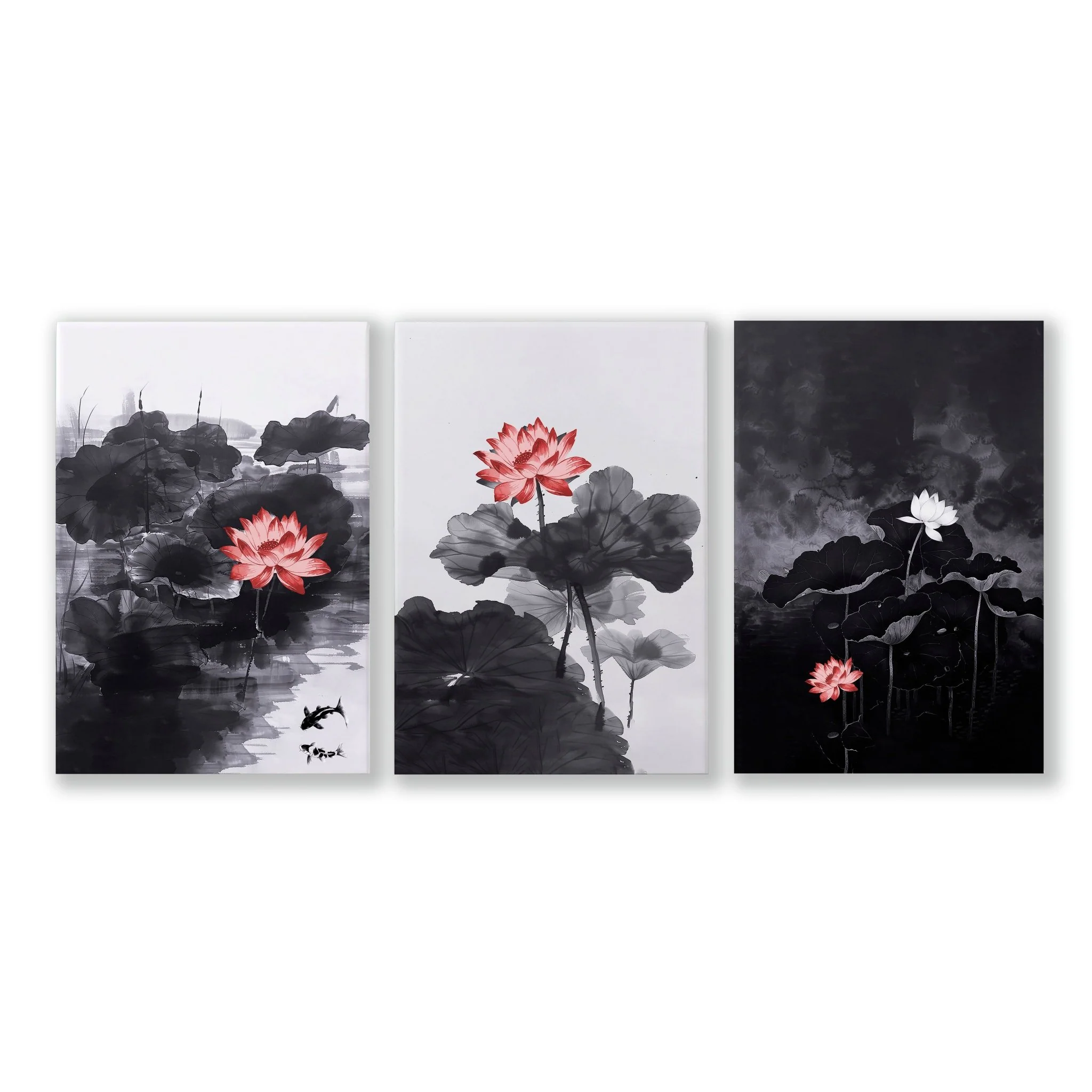 Art Modern Prints | Set of 3 Asian Inspired Wall art Prints - Image 13