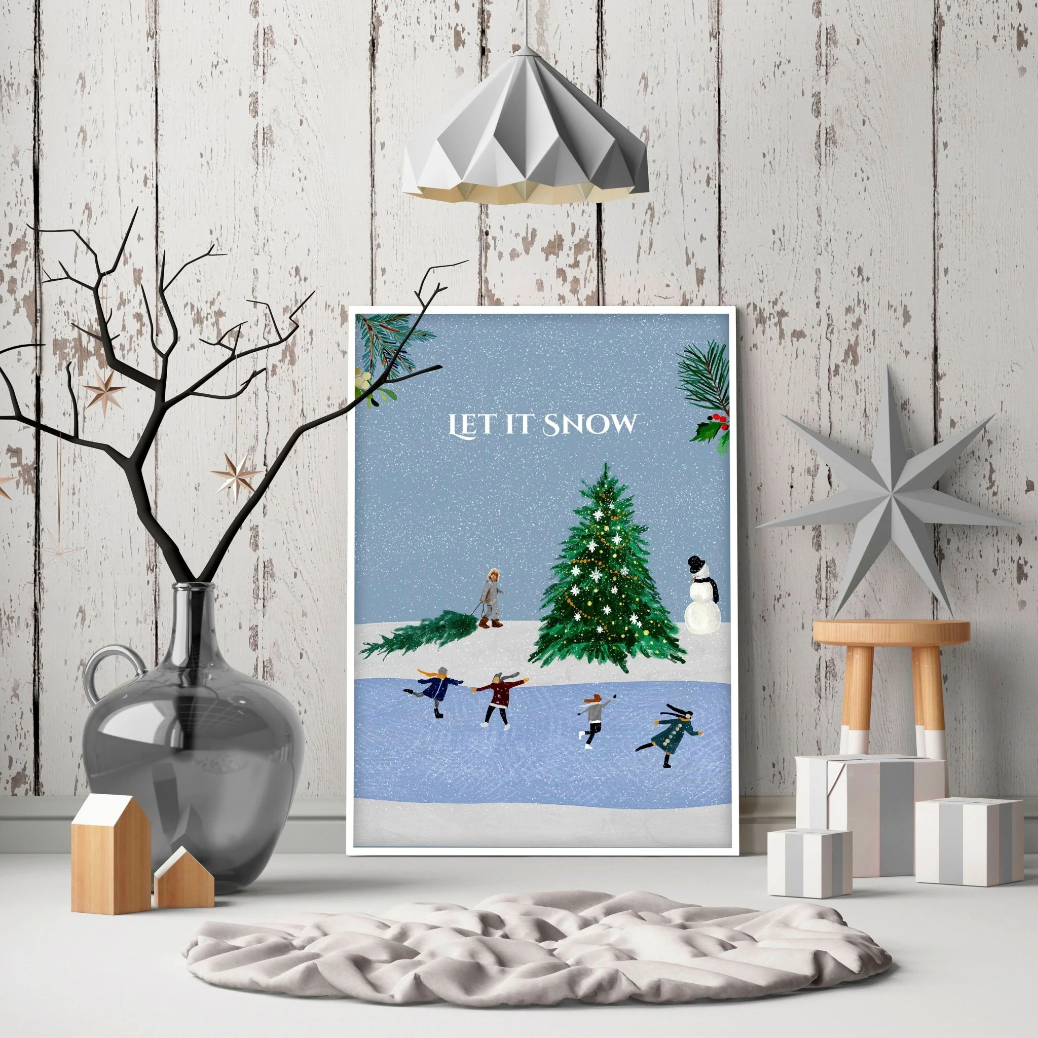Art of Christmas | unique art print - Image 4