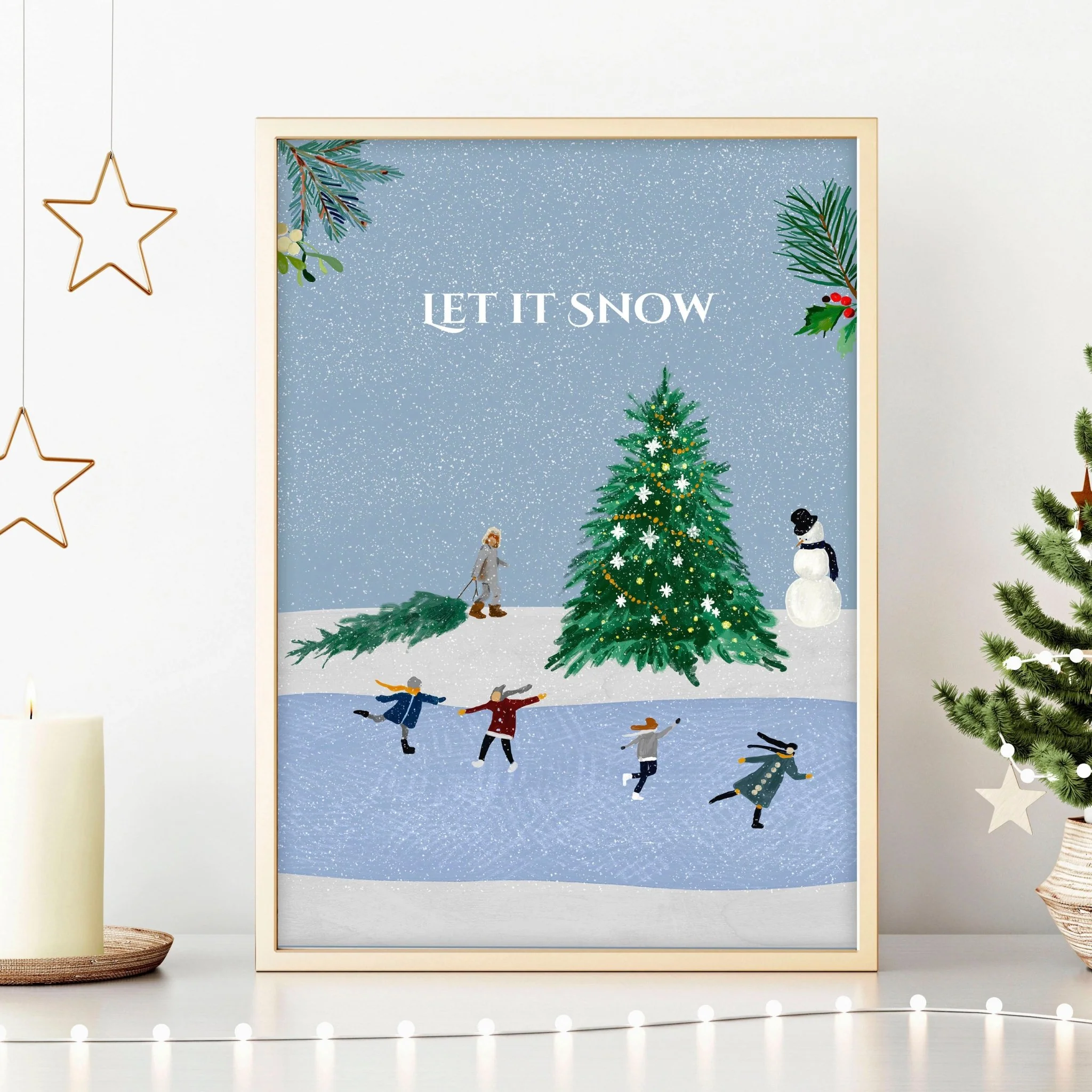Art of Christmas | unique art print - Image 5