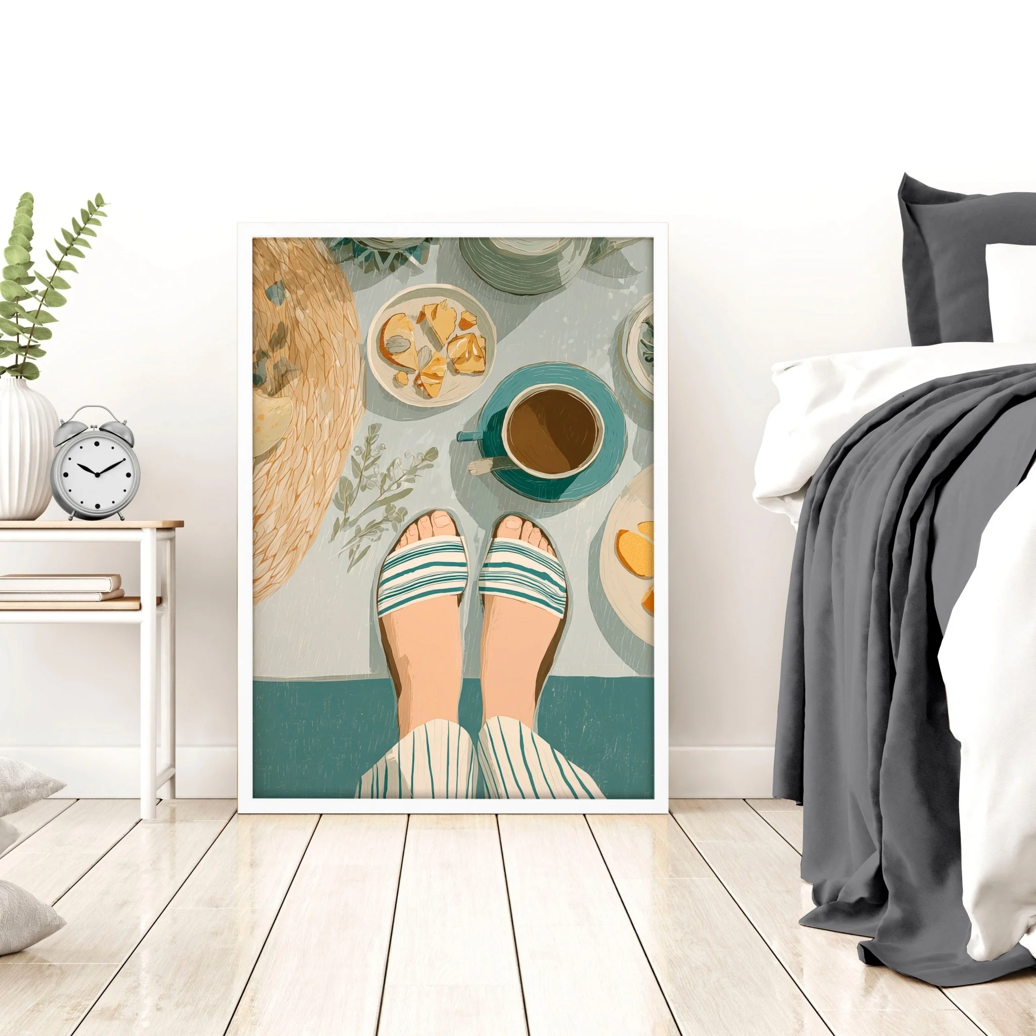 Art Print With Frame | Set of 3 Italian Lifestyle Wall art Prints - Image 10