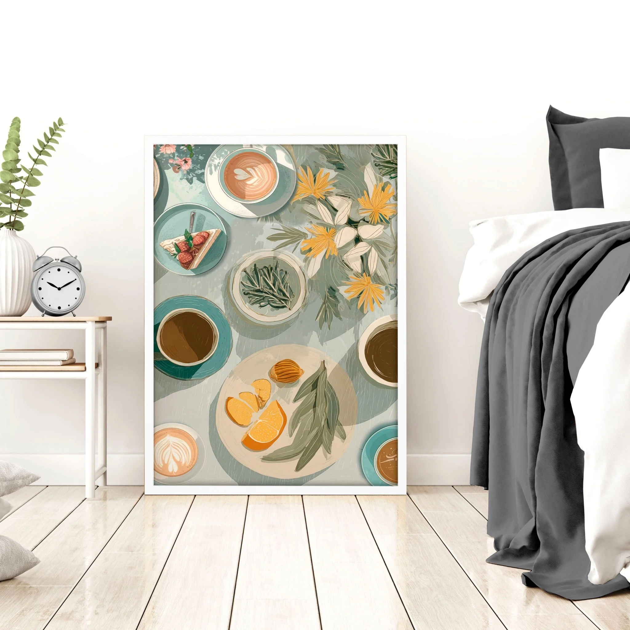 Art Print With Frame | Set of 3 Italian Lifestyle Wall art Prints - Image 8