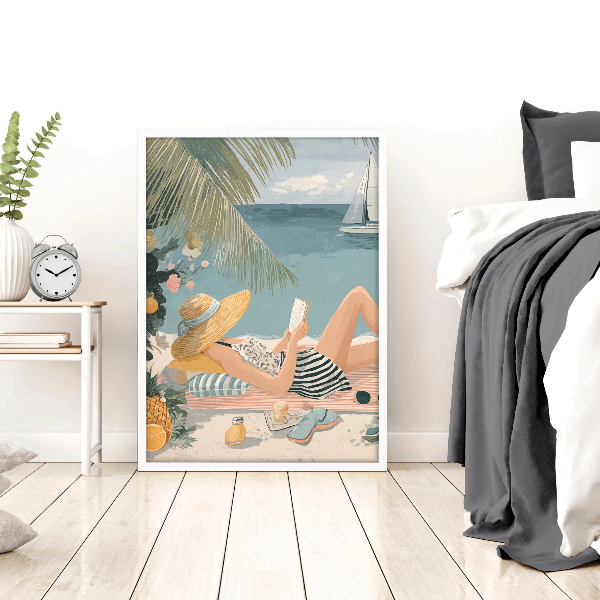 Art Print With Frame | Set of 3 Italian Lifestyle Wall art Prints - Image 9