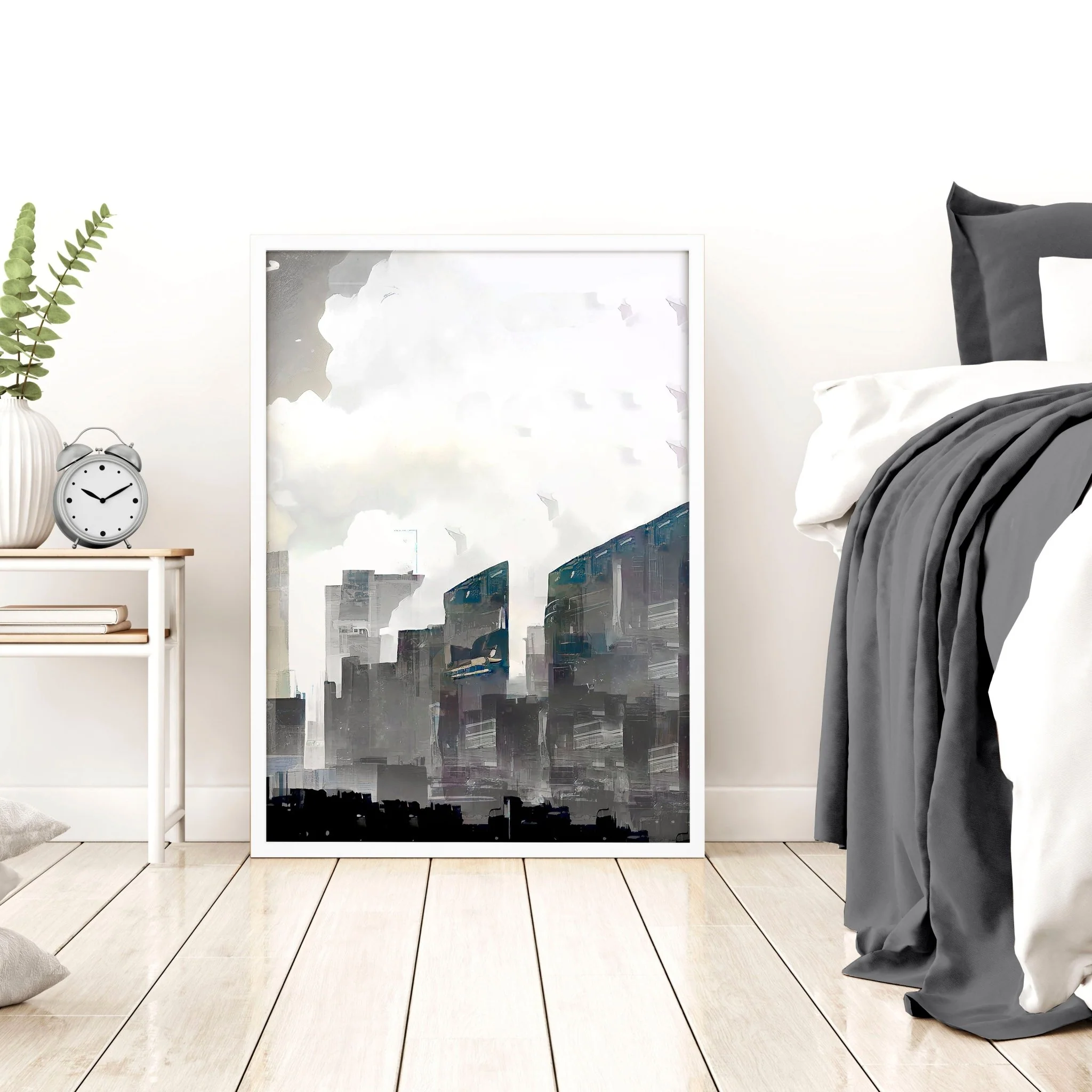 Art Prints Contemporary | Set of 3 Urban Skyscrapers Wall art Prints - Image 10