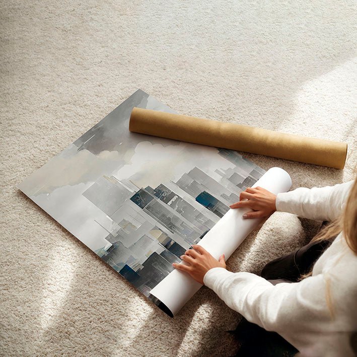 Art Prints Contemporary | Set of 3 Urban Skyscrapers Wall art Prints - Image 7