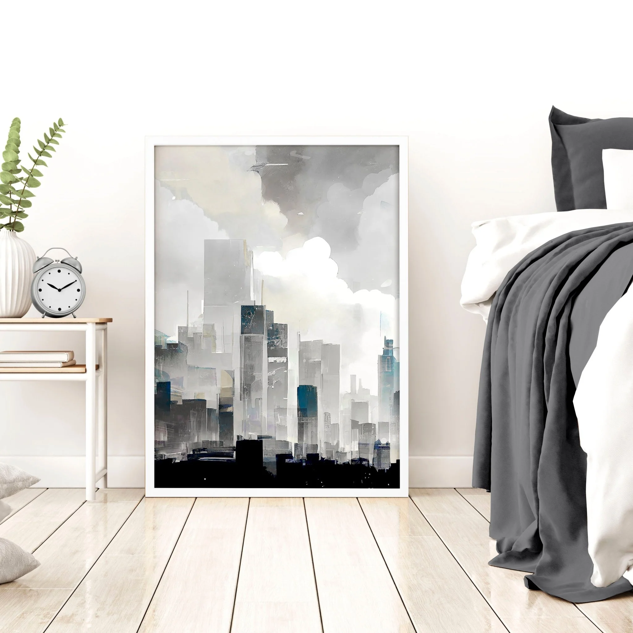 Art Prints Contemporary | Set of 3 Urban Skyscrapers Wall art Prints - Image 8