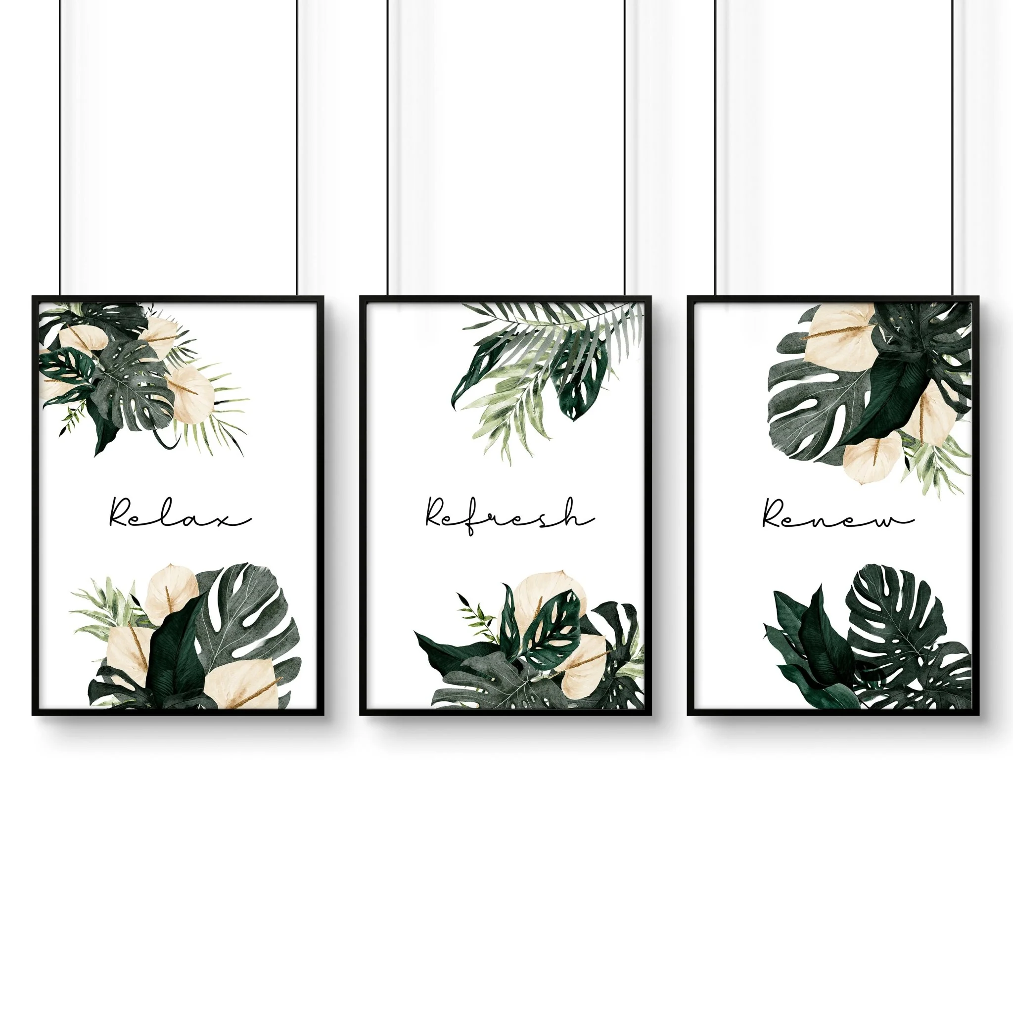 Art prints for the bathroom | set of 3 wall art prints - Image 9