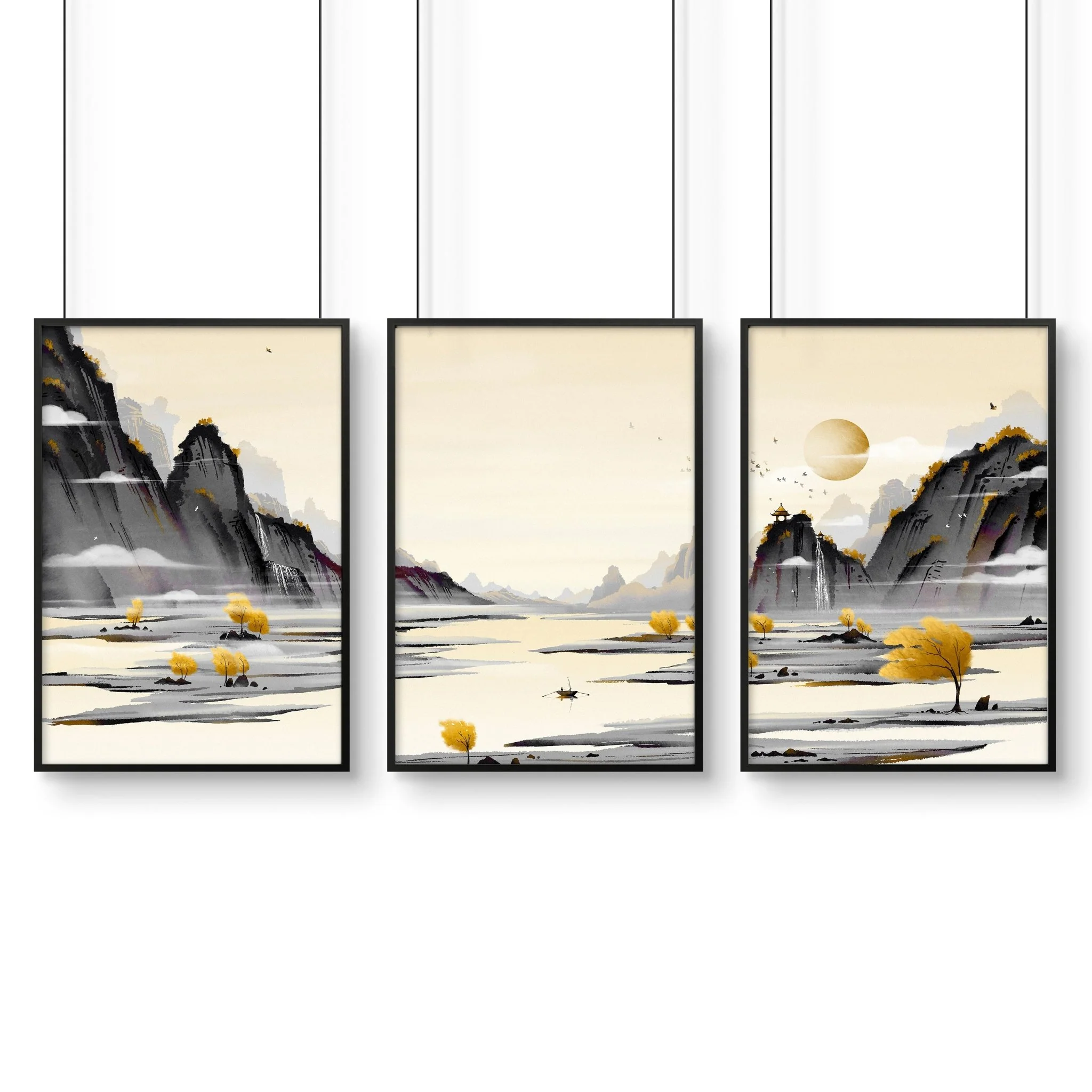 Art prints Japanese for bedroom | set of 3 wall art prints - Image 8