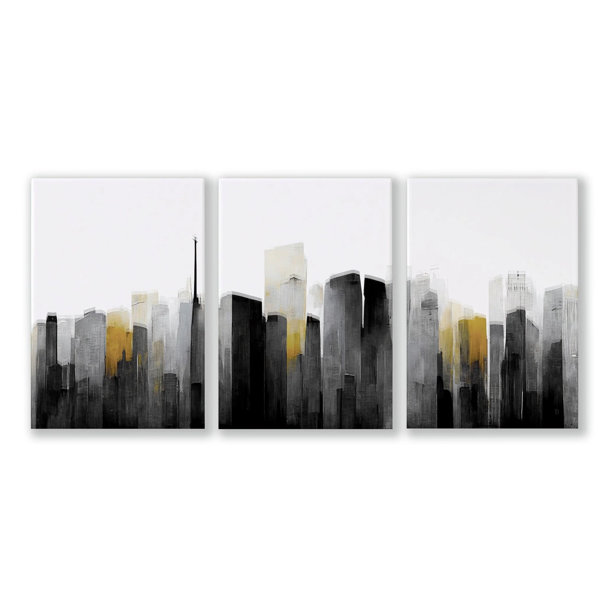 Art Prints Large | Set of 3 Urban Skyscrapers Wall art Prints - Image 14