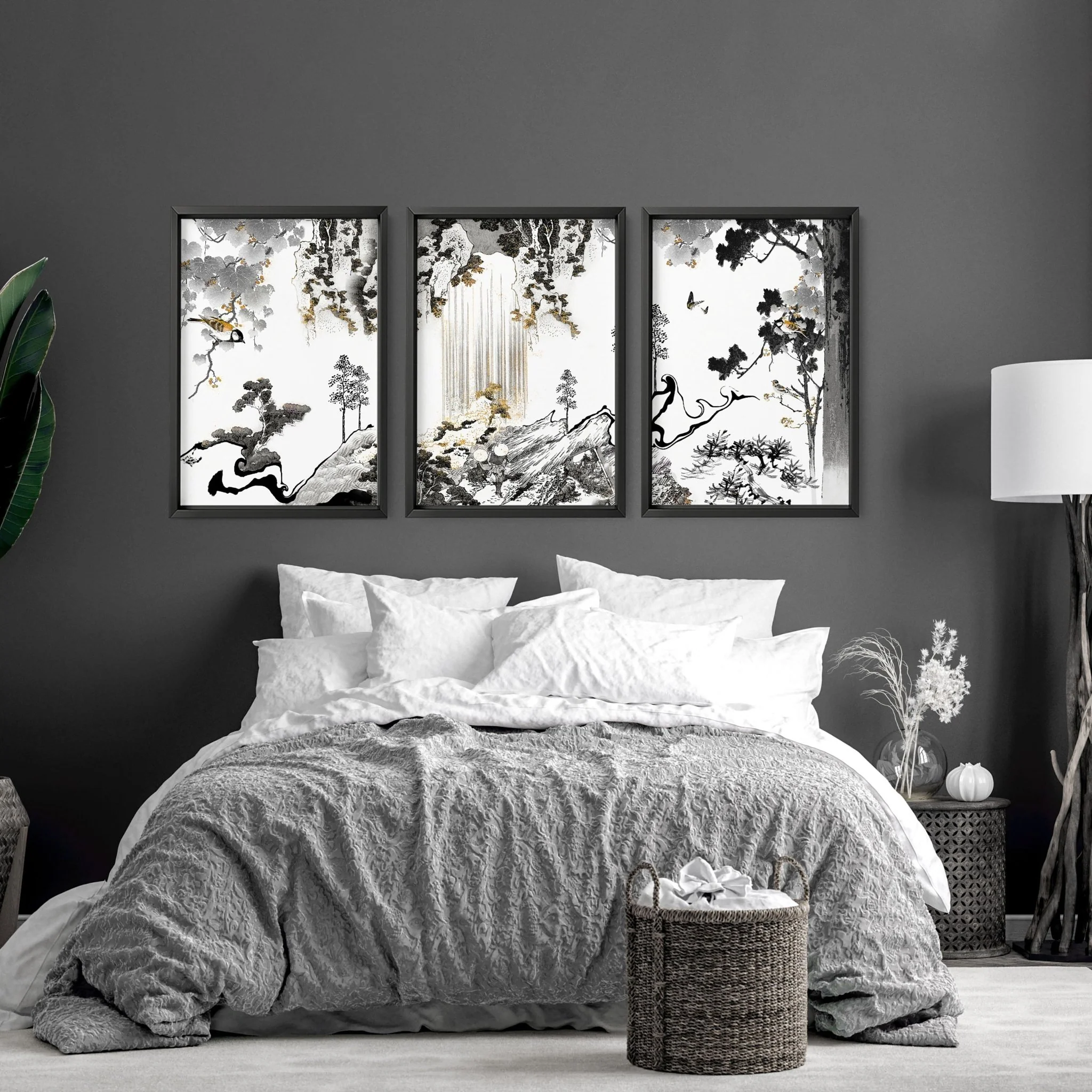 Art Wall For Bedroom | Set of 3 wall art prints - Image 3