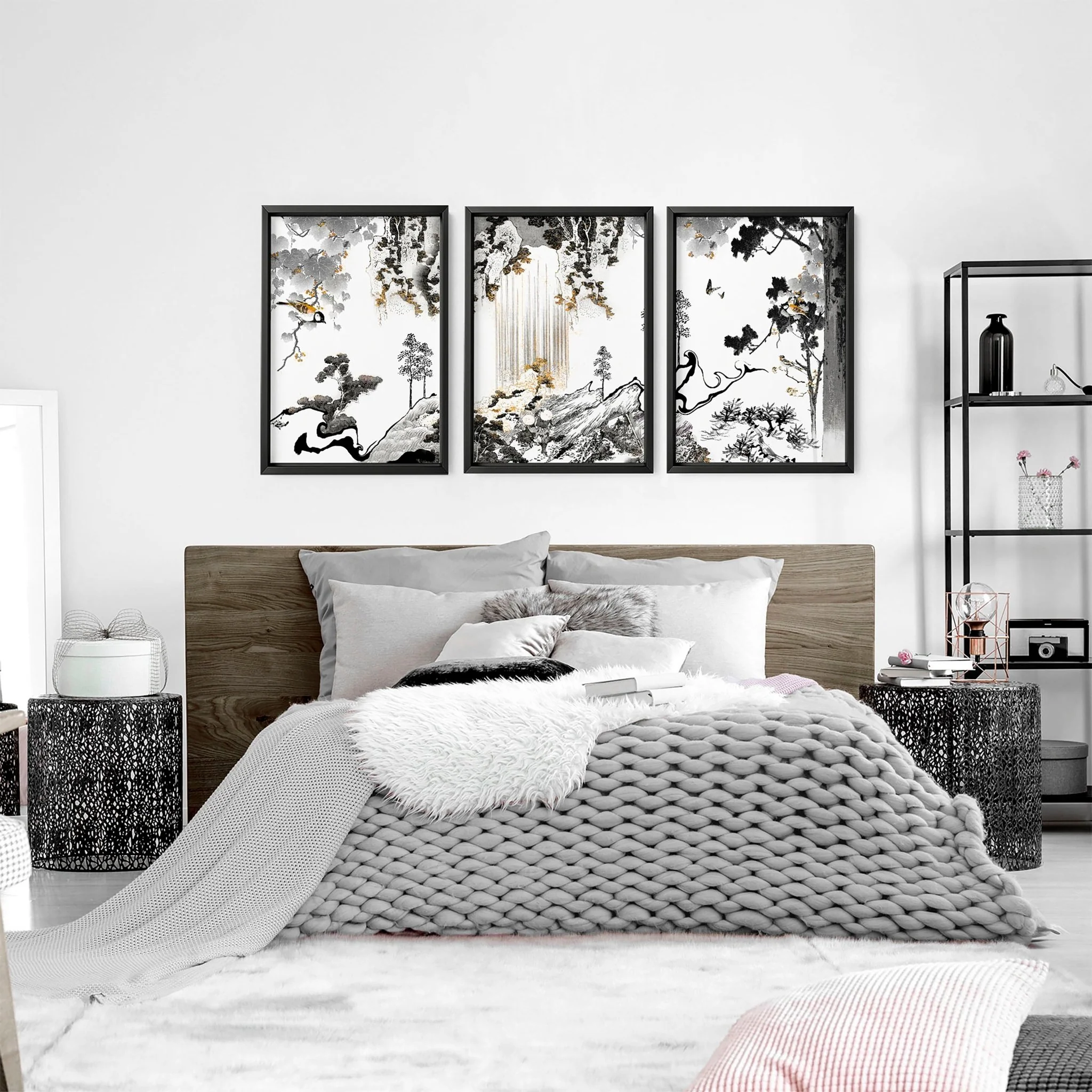 Art Wall For Bedroom | Set of 3 wall art prints - Image 6