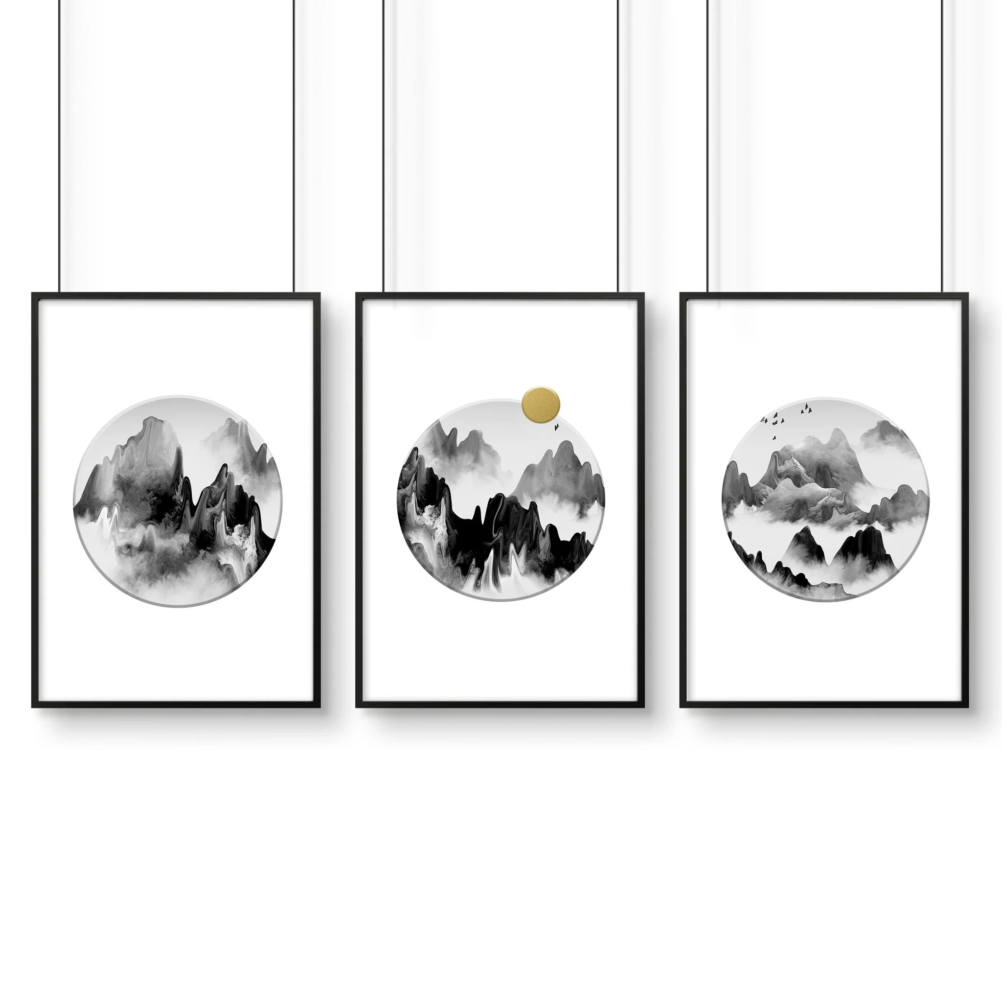 Art wall for living room | set of 3 wall art prints - Image 9