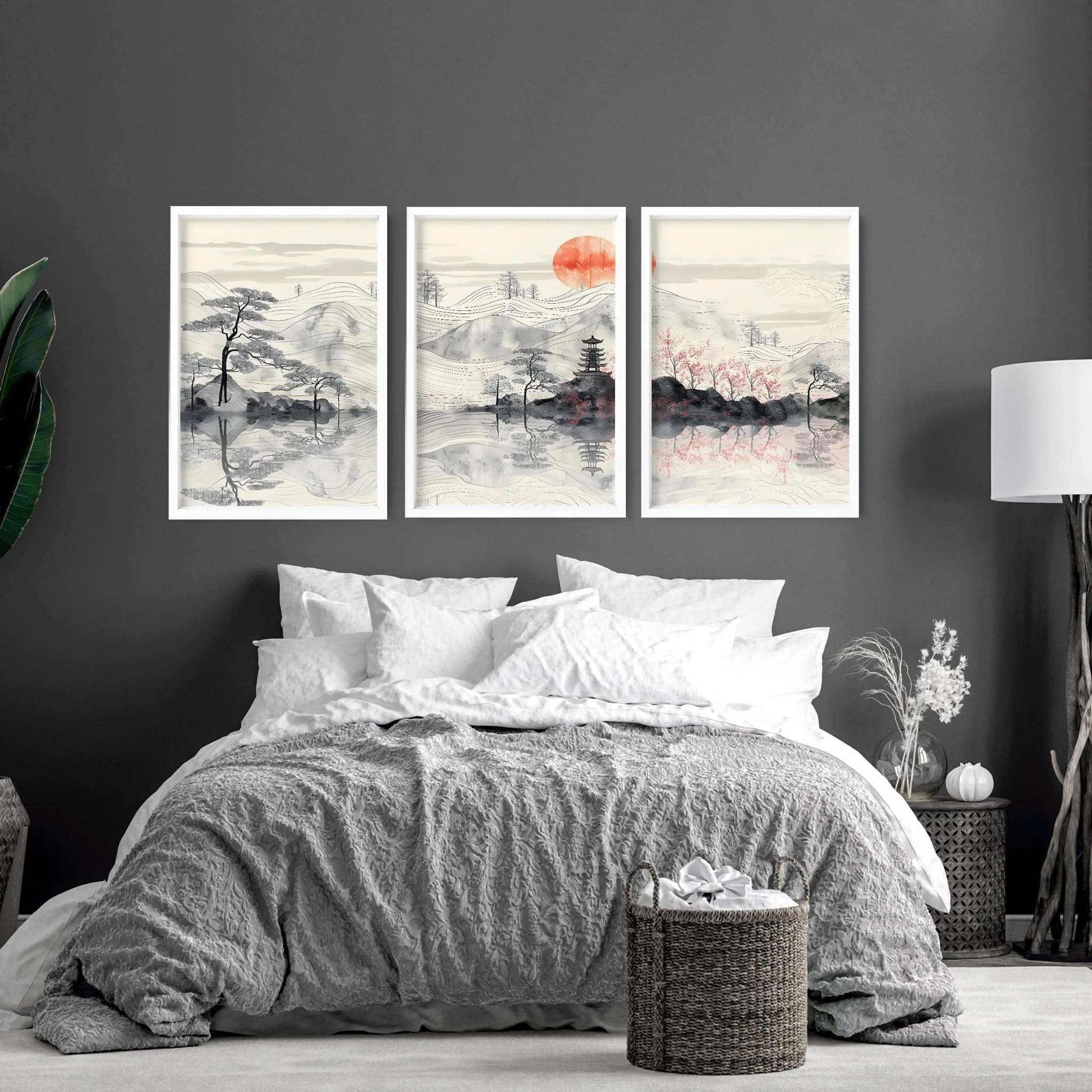 Art Walls Bedroom | Set of 3 wall art prints - Image 3