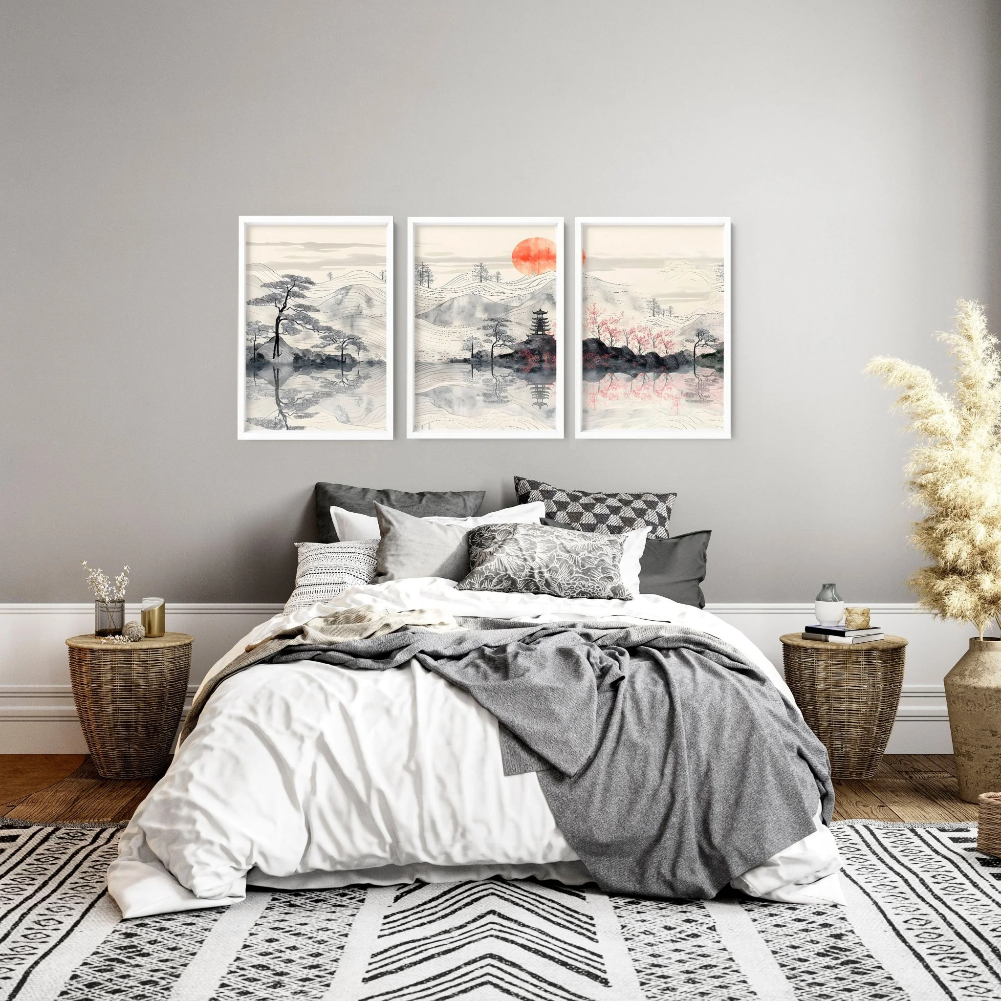 Art Walls Bedroom | Set of 3 wall art prints - Image 5