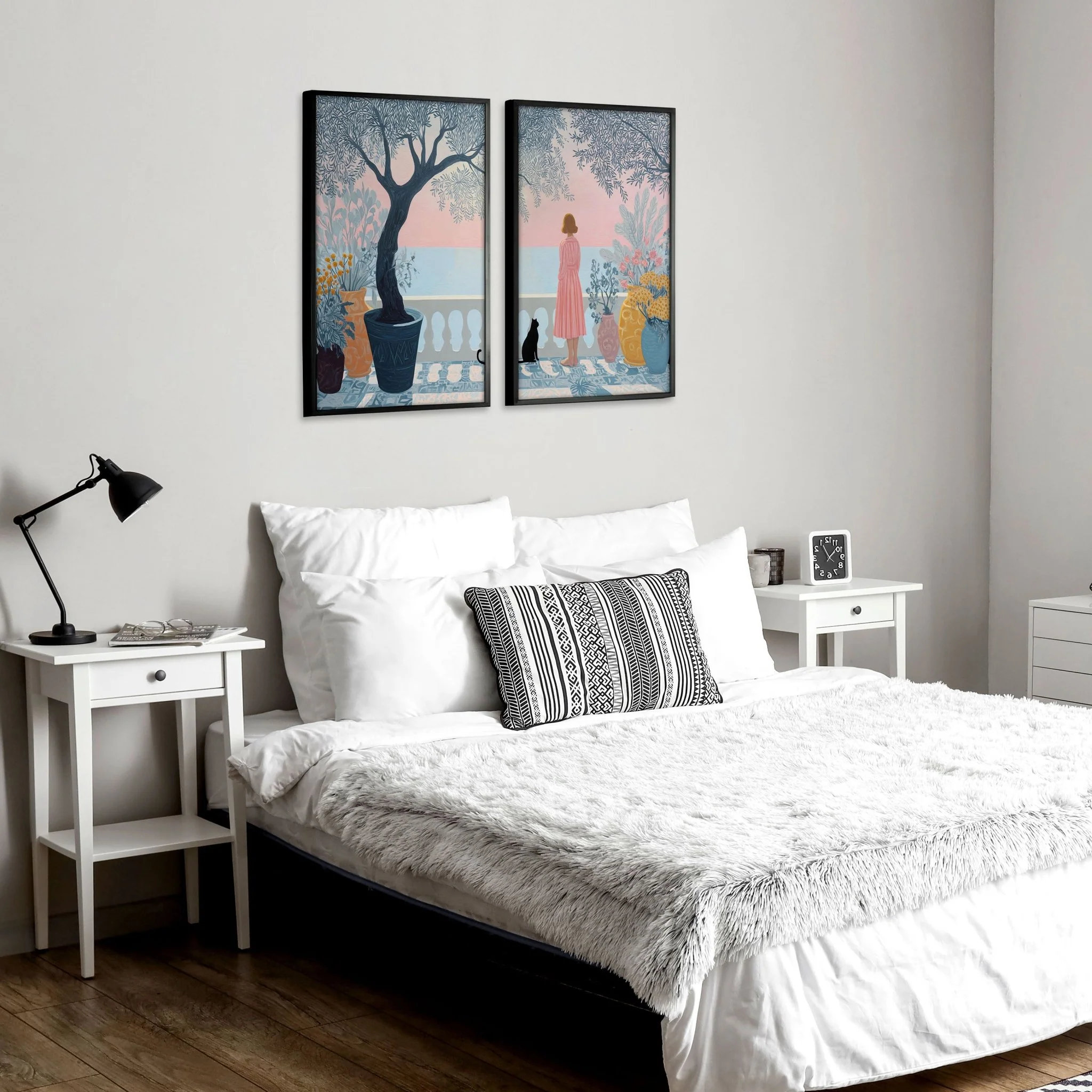 Art With Frames | Set of 2 Italian Lifestyle Wall art Prints - Image 2