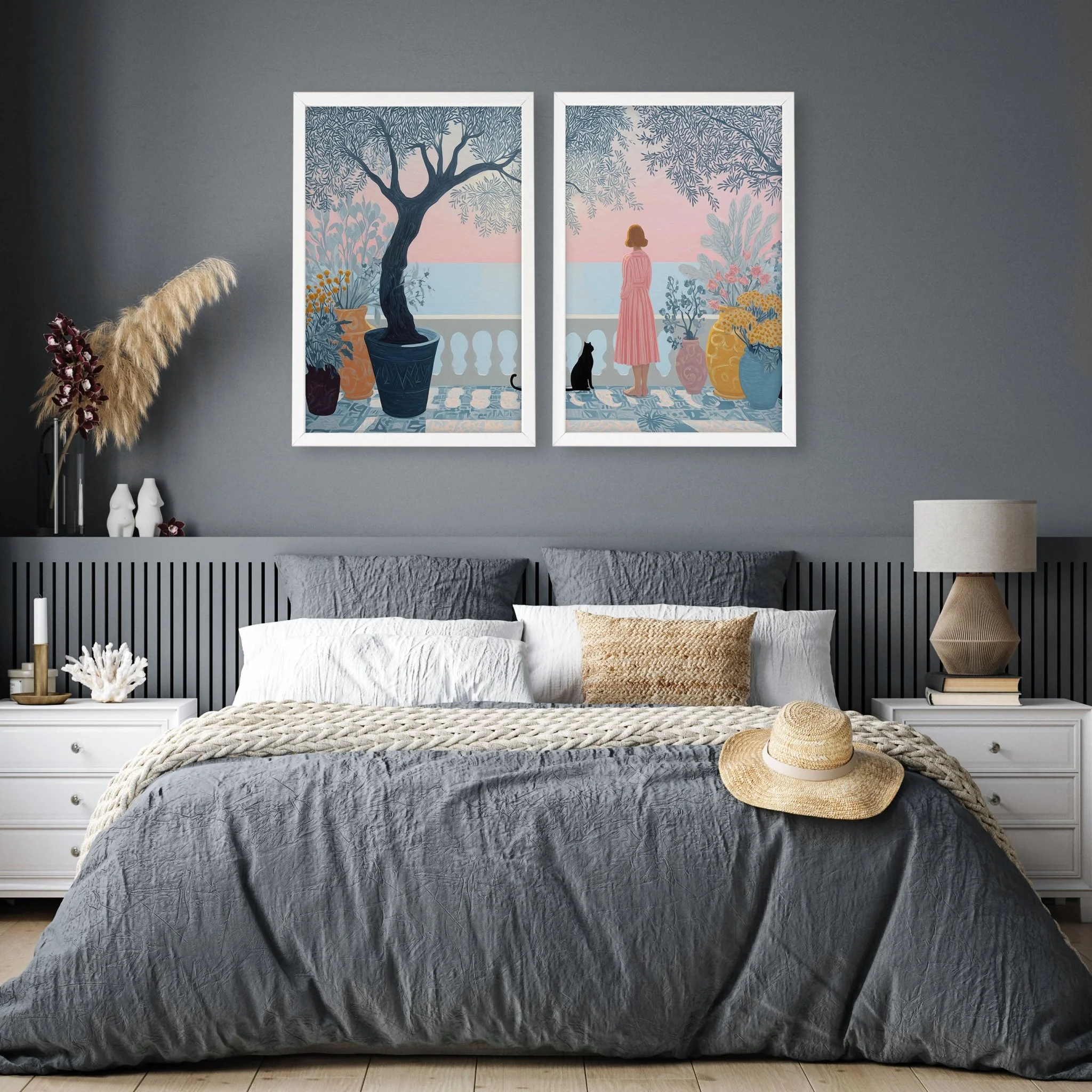 Art With Frames | Set of 2 Italian Lifestyle Wall art Prints - Image 3