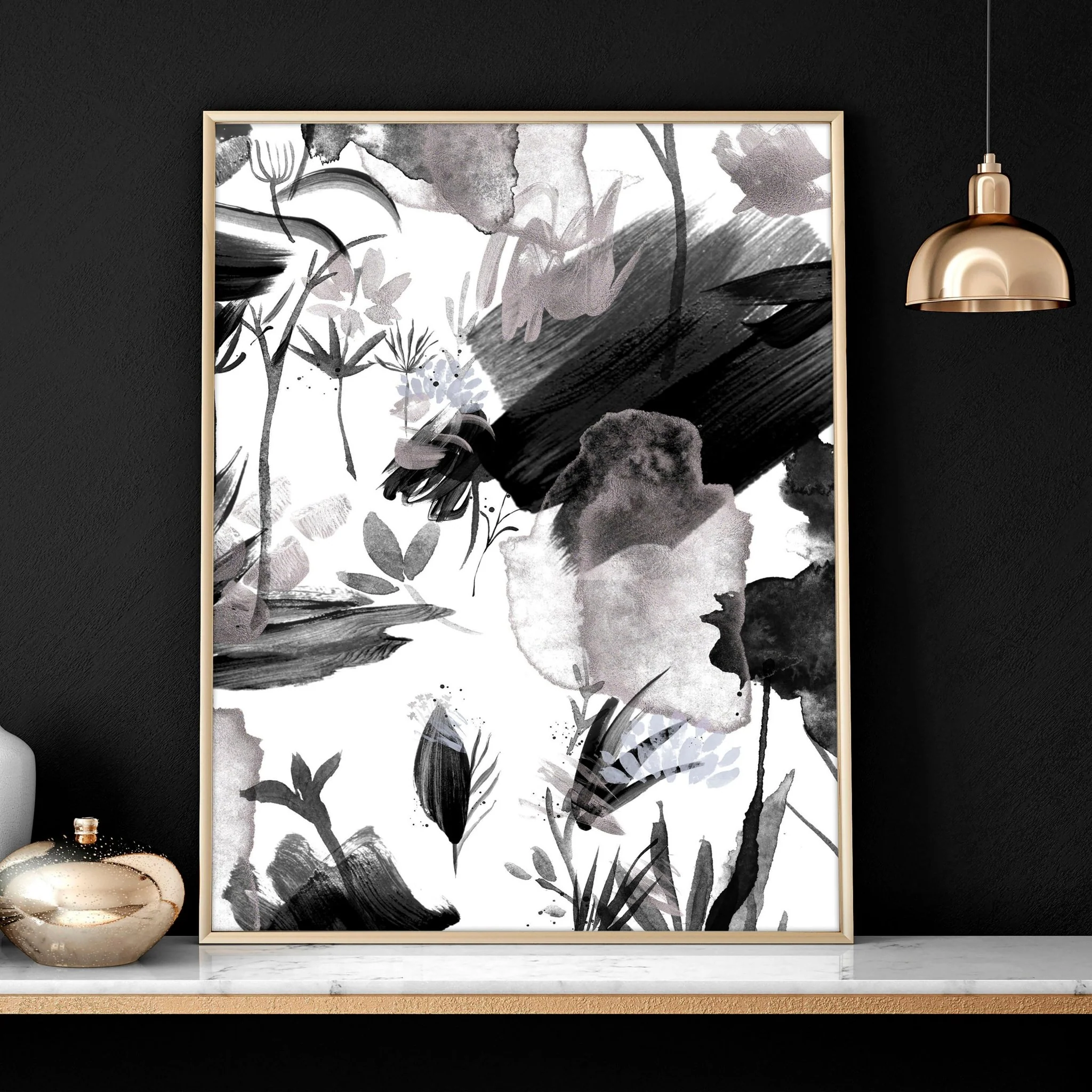 Black and white wall pictures | set of 3 wall art prints - Image 4
