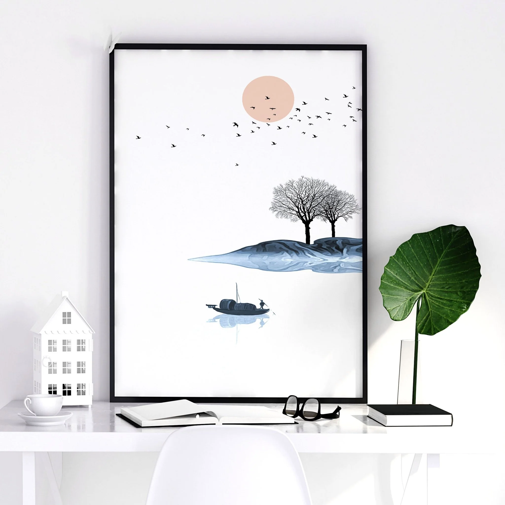Artwork for an office | set of 3 wall art prints - Image 4